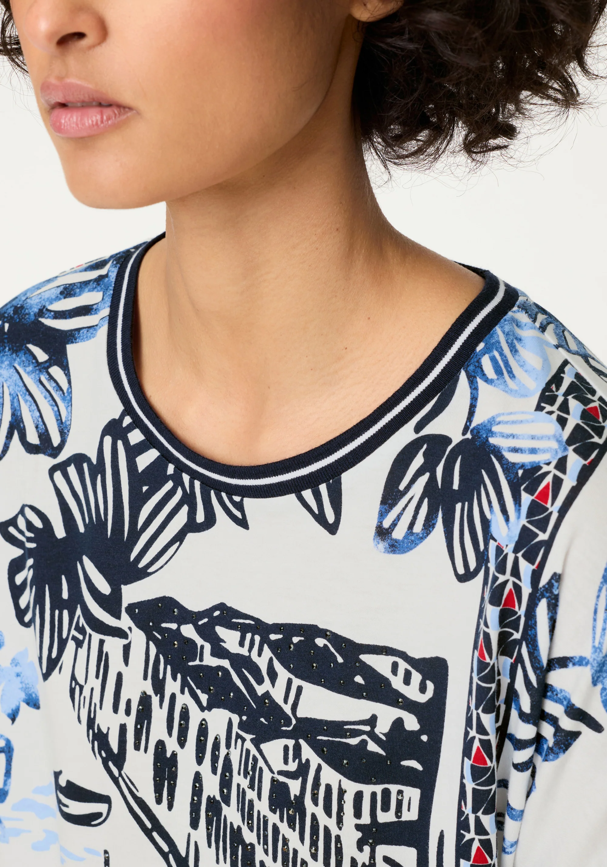 Riviera Scene Print T-Shirt - Image 3