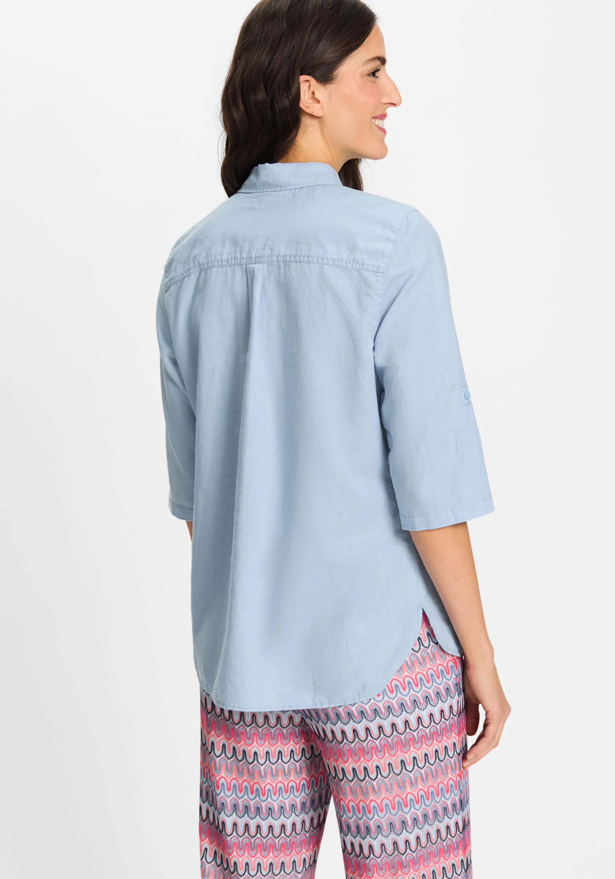 Rolled Sleeve Tab Shirt - Image 2