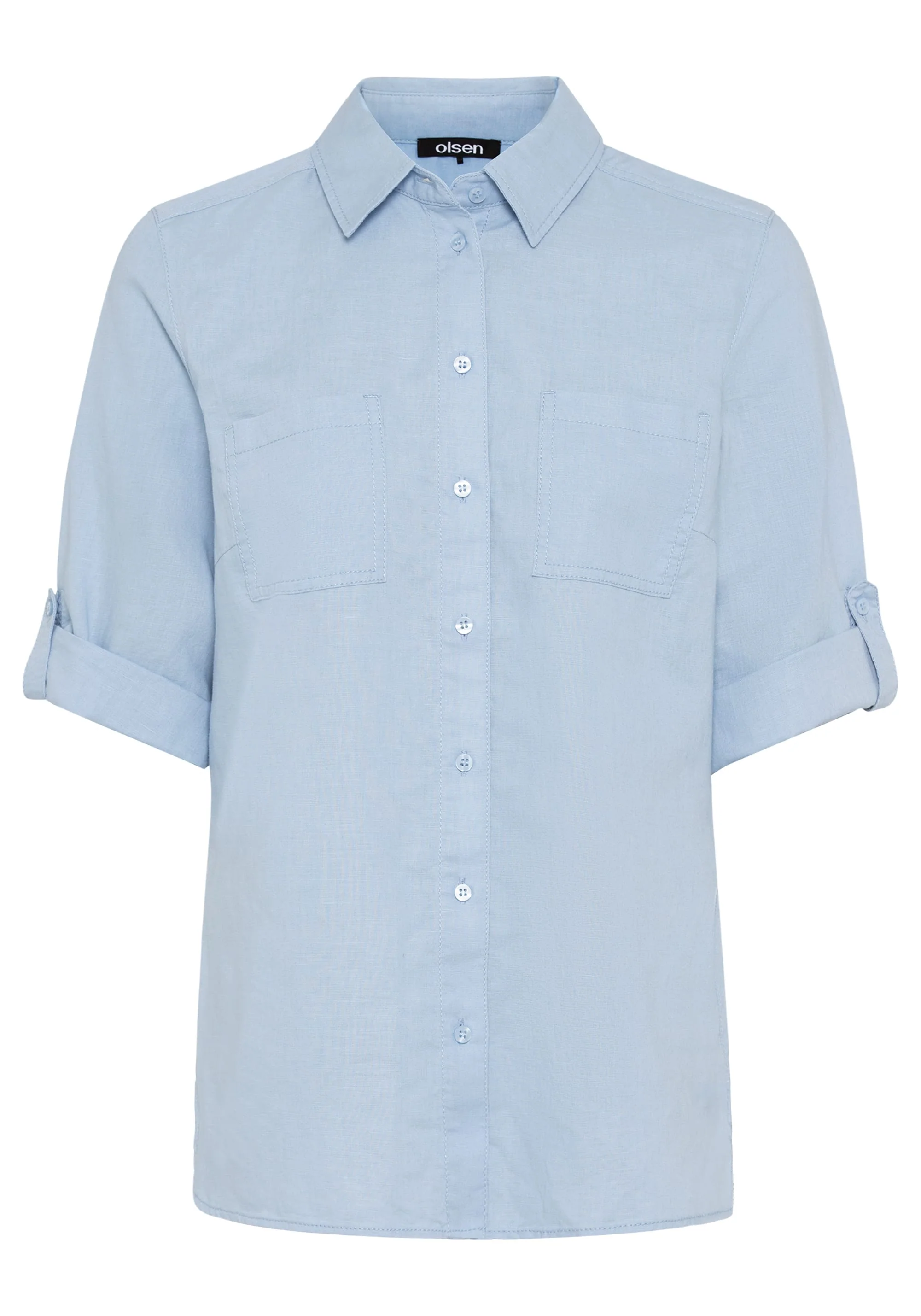 Rolled Sleeve Tab Shirt - Image 3