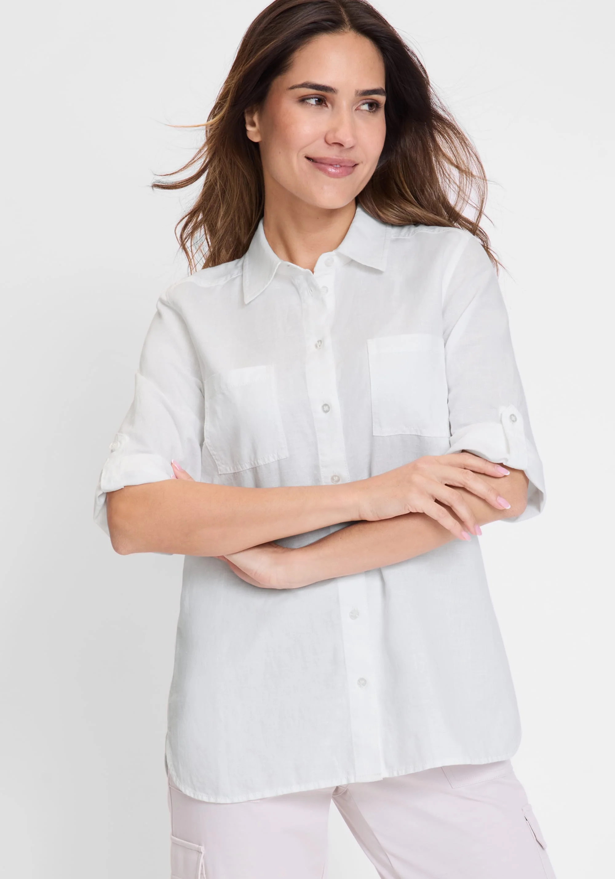 Rolled Sleeve Tab Shirt - Image 6