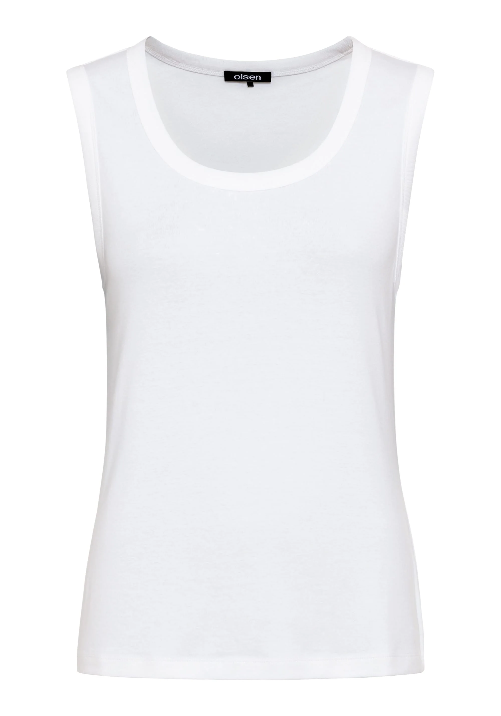 Round Neck Sleeveless Shell - Image 3
