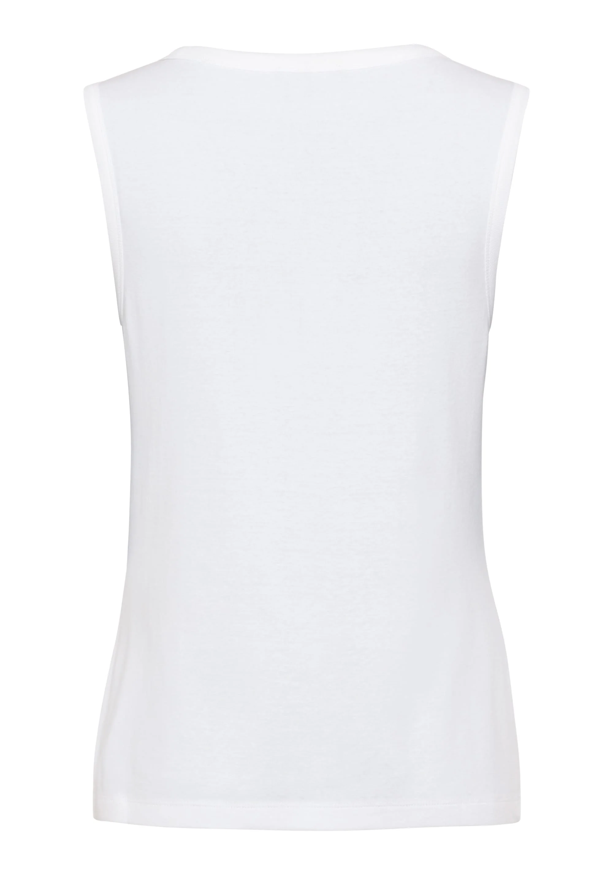 Round Neck Sleeveless Shell - Image 4