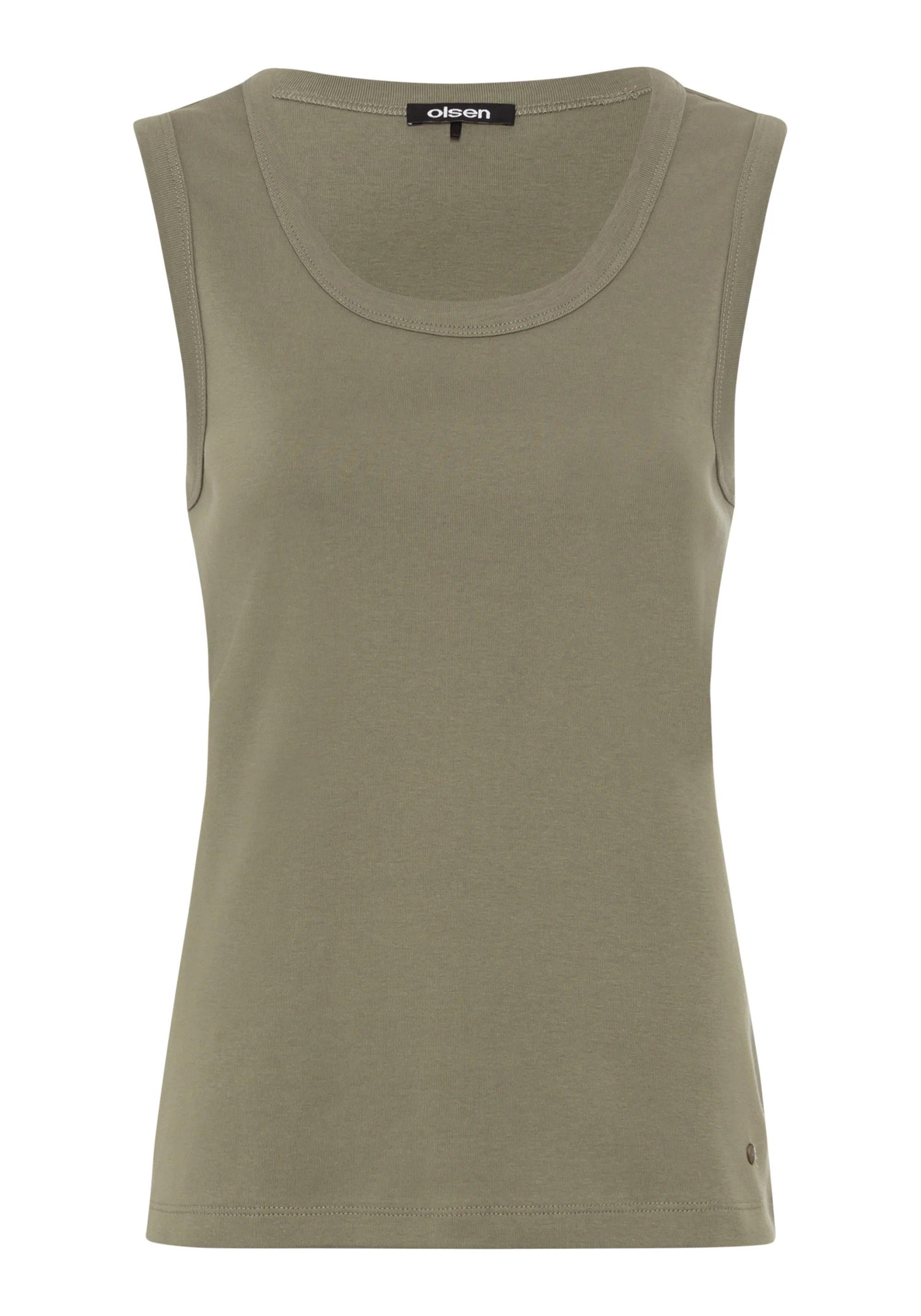 Round Neck Sleeveless Shell - Image 3
