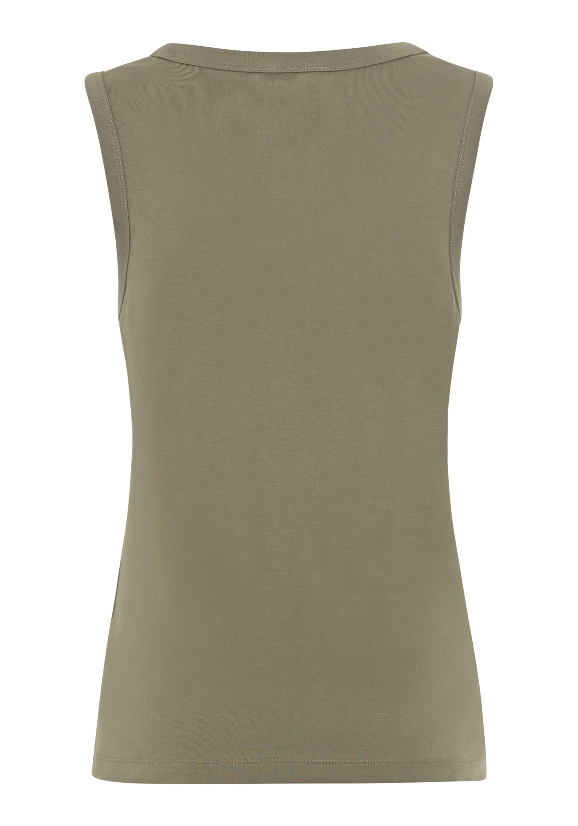 Round Neck Sleeveless Shell - Image 4