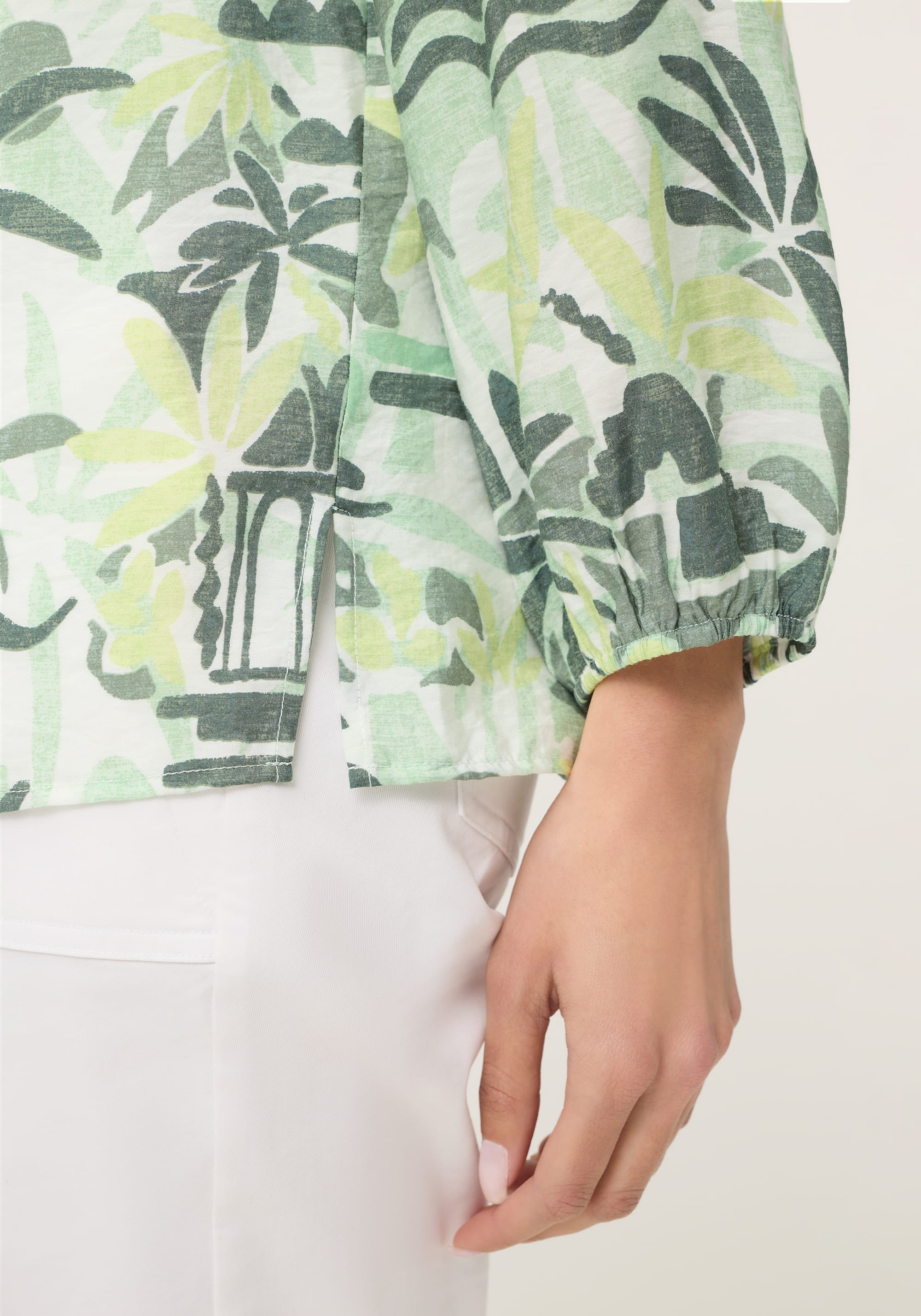 Safari Print Tunic Blouse - Image 4