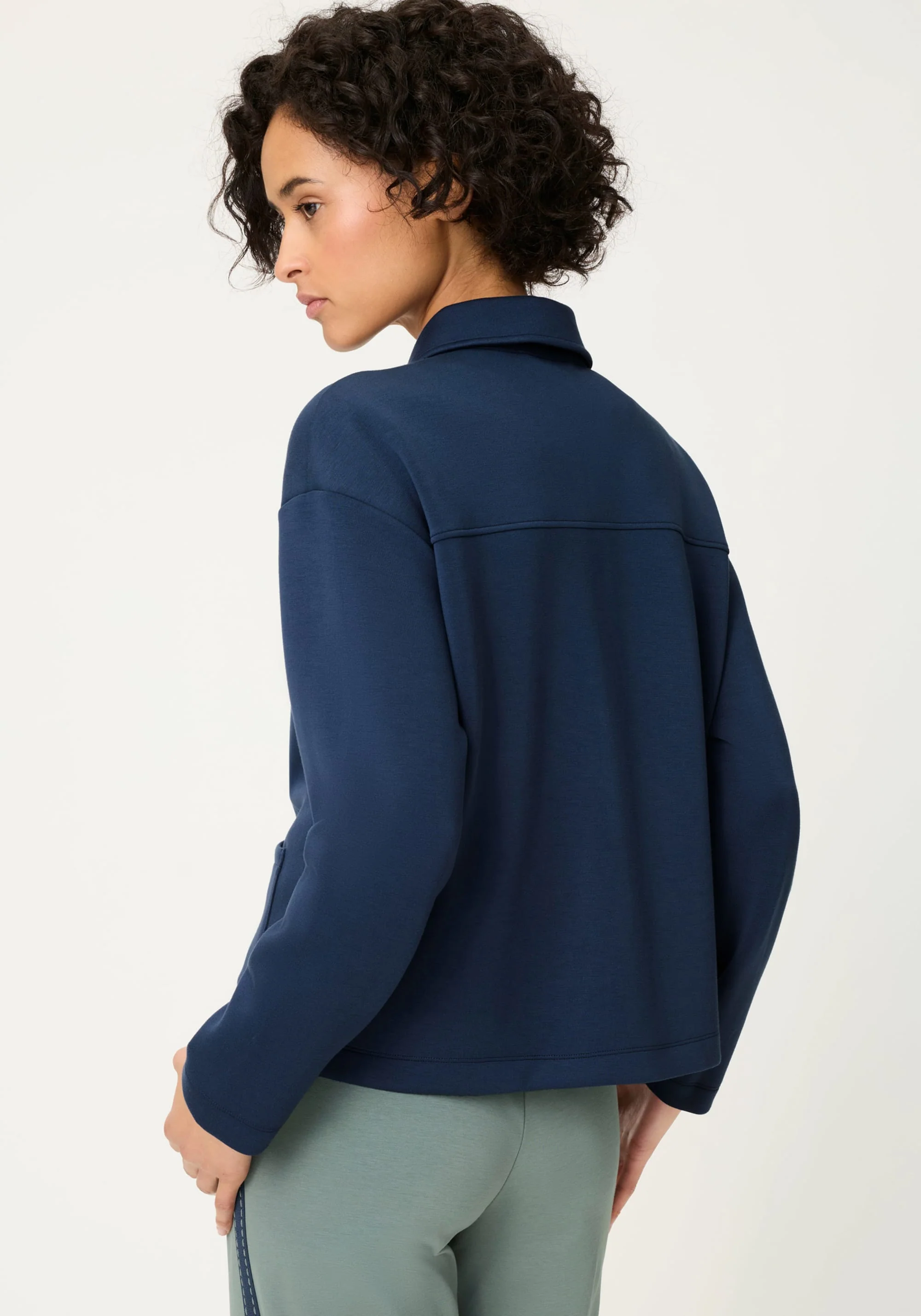 Scuba Knit Jersey Jacket - Image 2