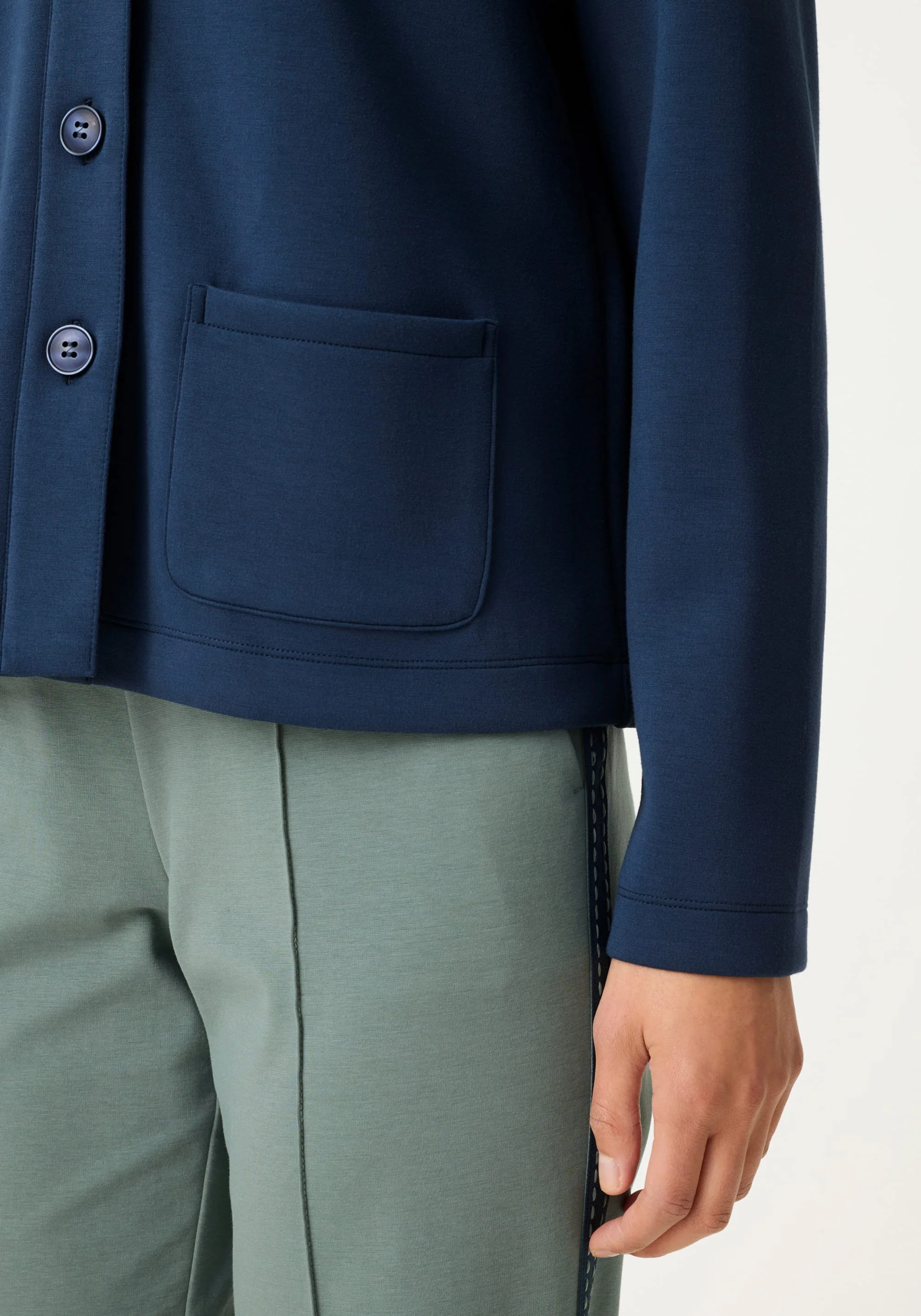 Scuba Knit Jersey Jacket - Image 4