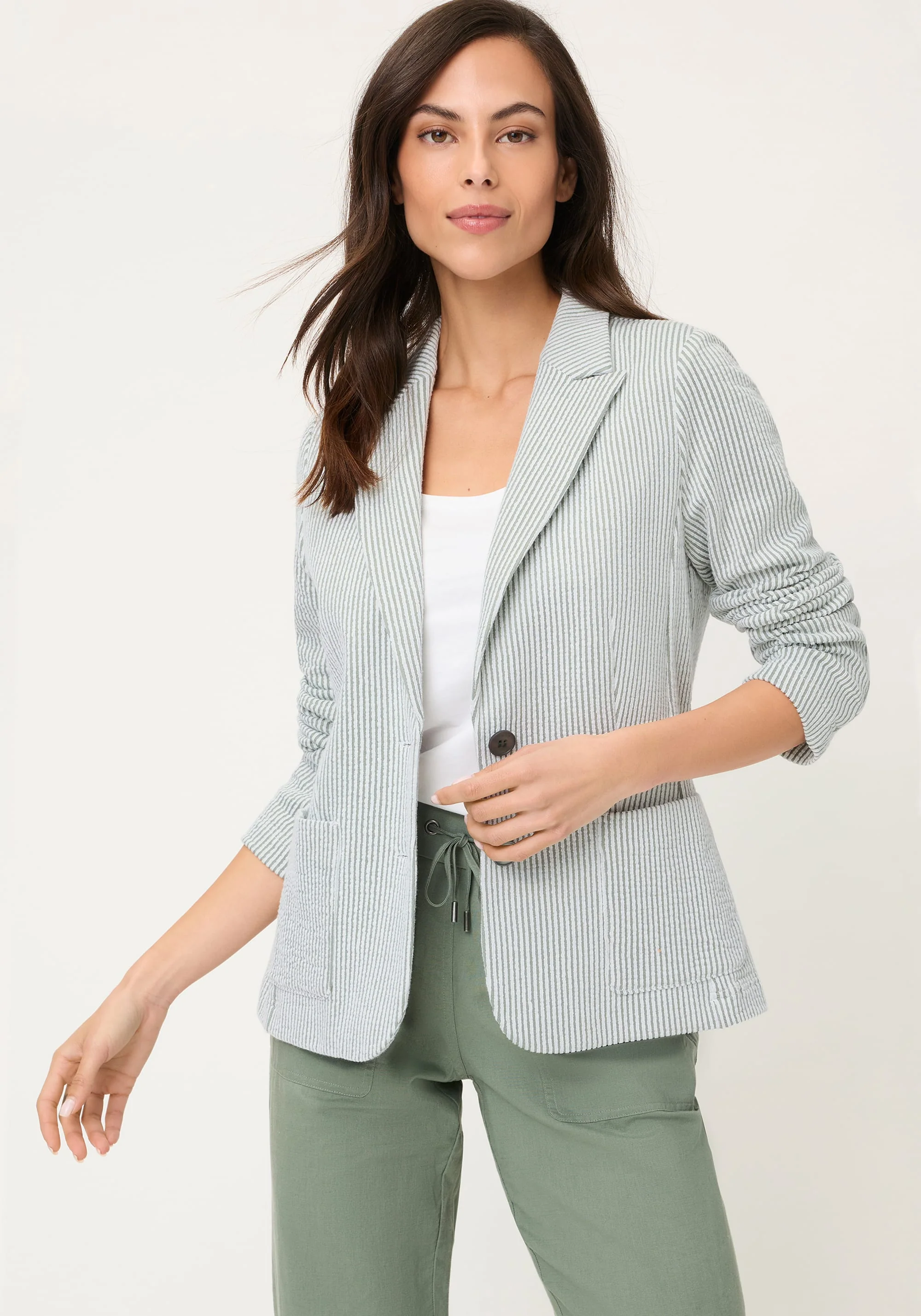 Seersucker Blazer