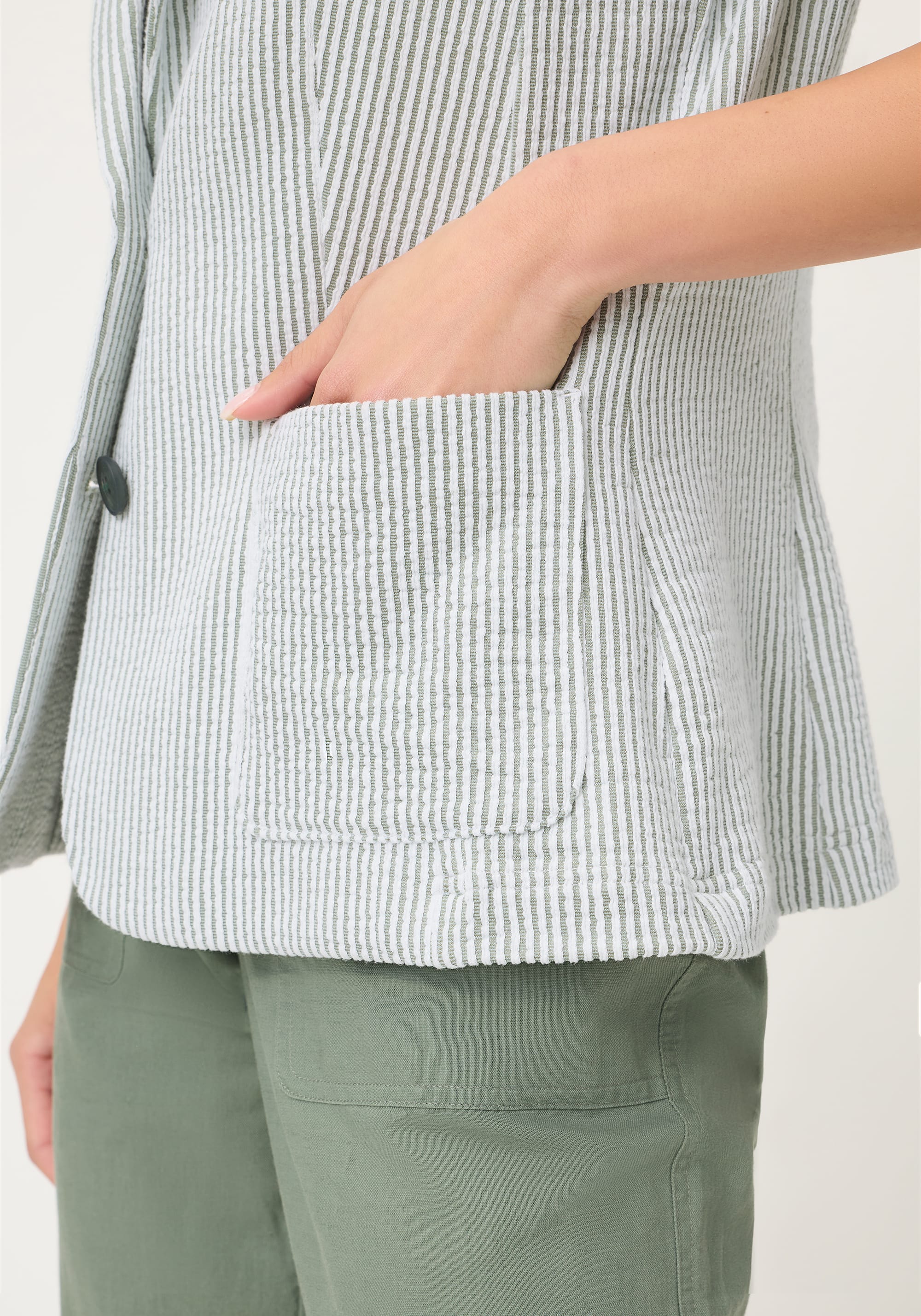 Seersucker Blazer - Image 4