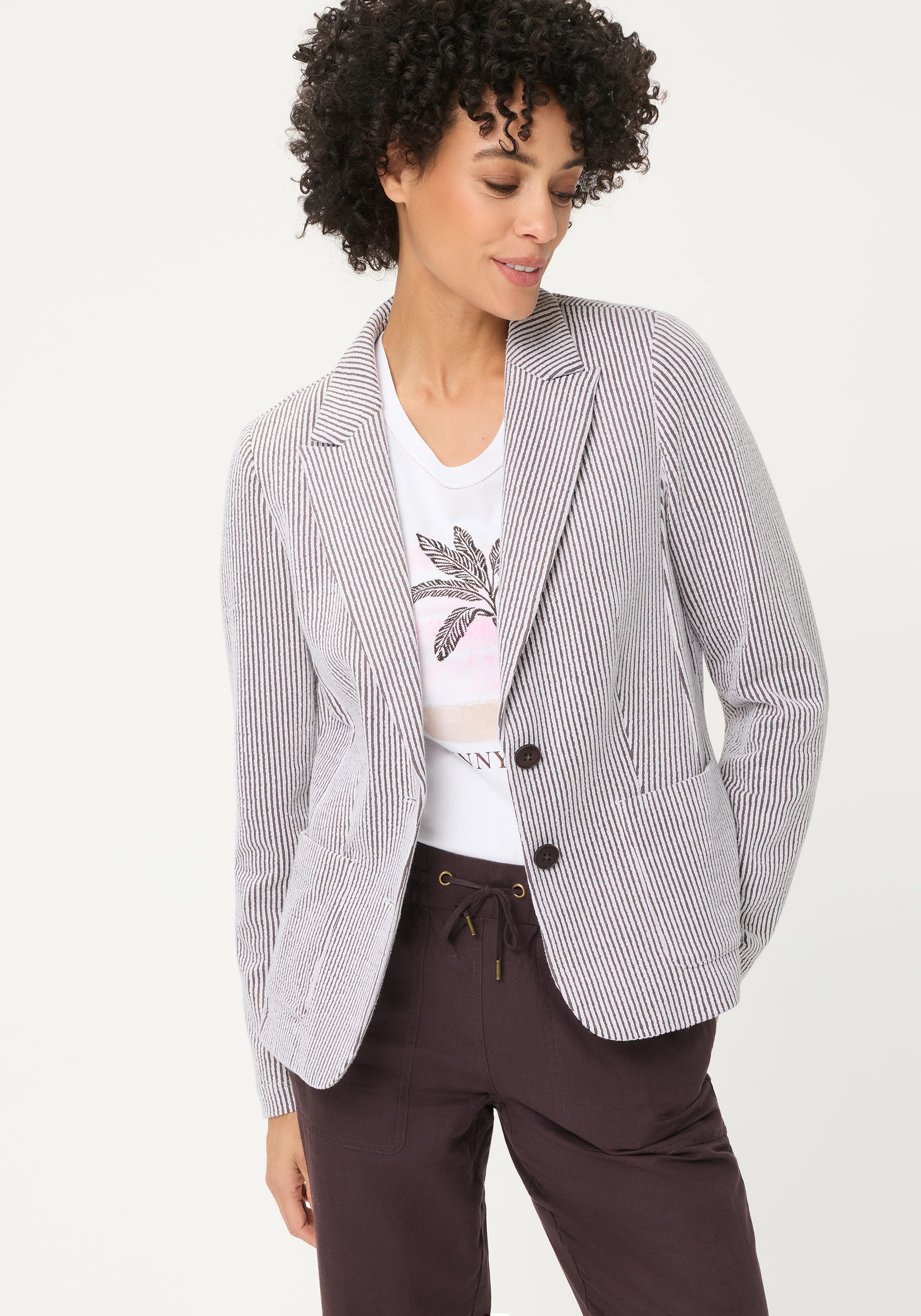 Seersucker Blazer