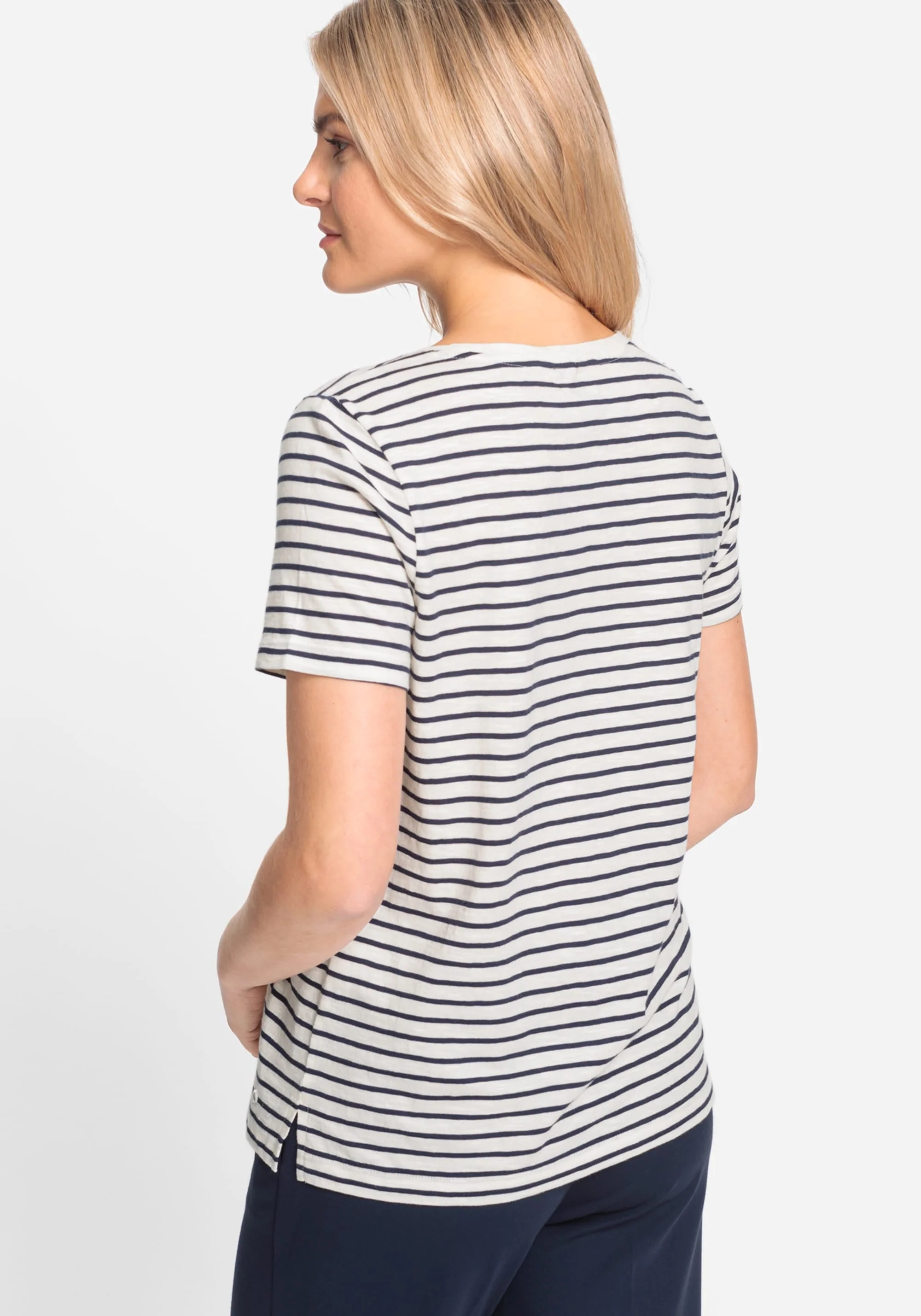 Sequin and Stripe T-Shirt - Image 3