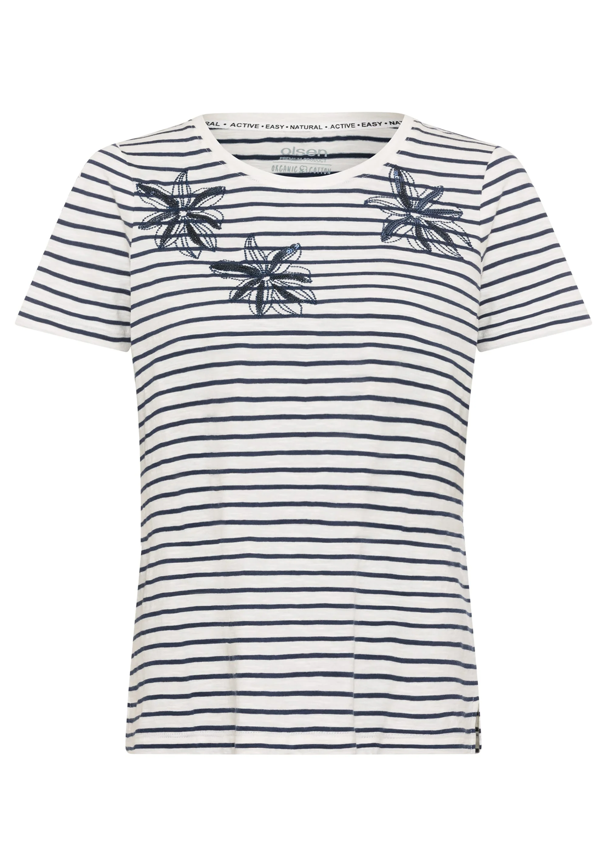 Sequin and Stripe T-Shirt - Image 4