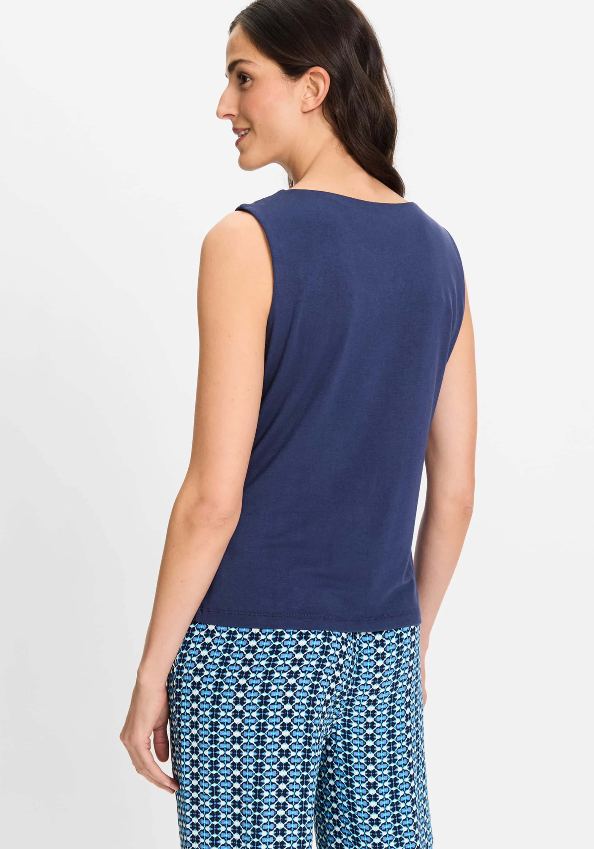 Shell with Pleated Neckline - Image 2