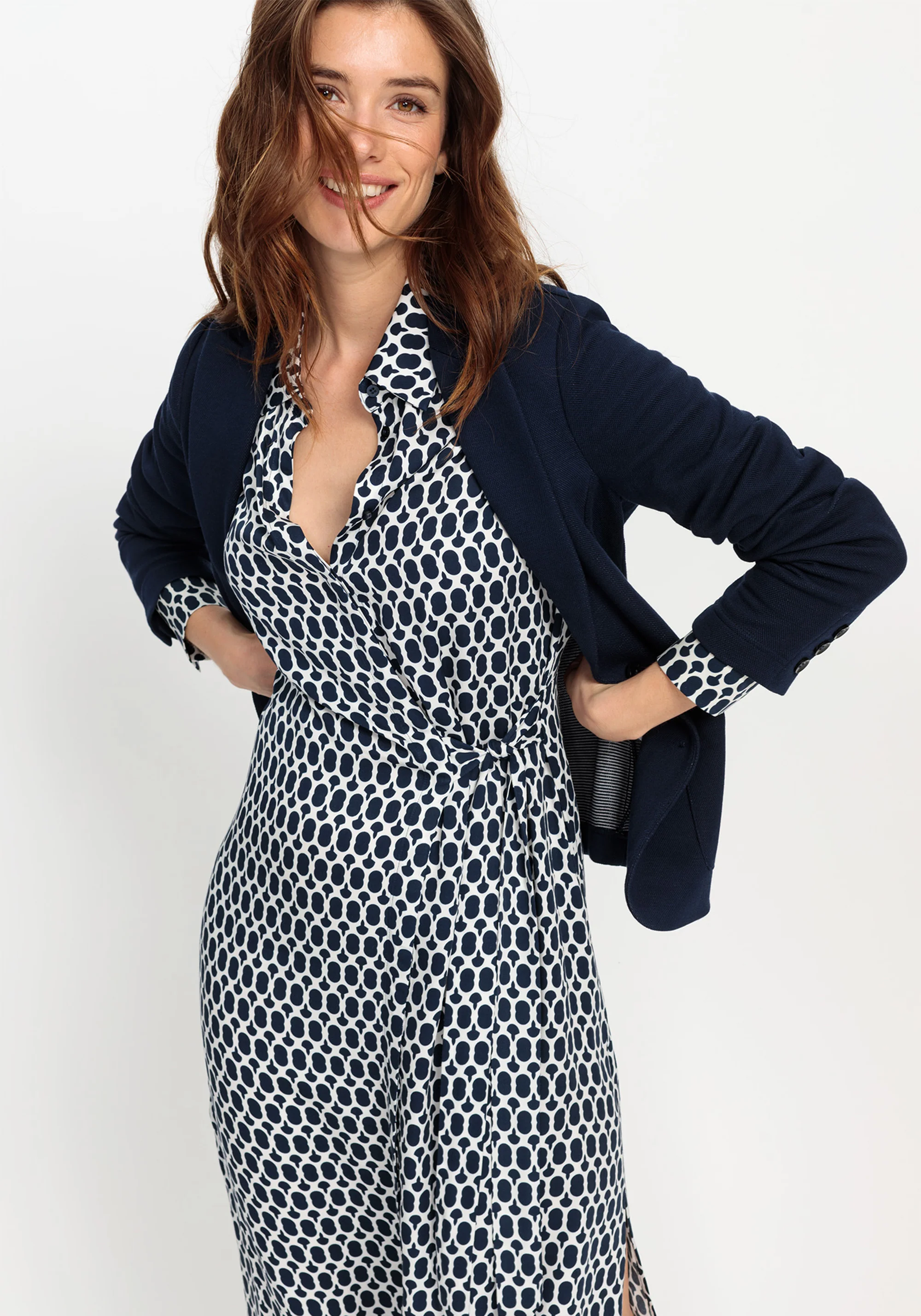 Shirt Dress with Waist Tie Detail