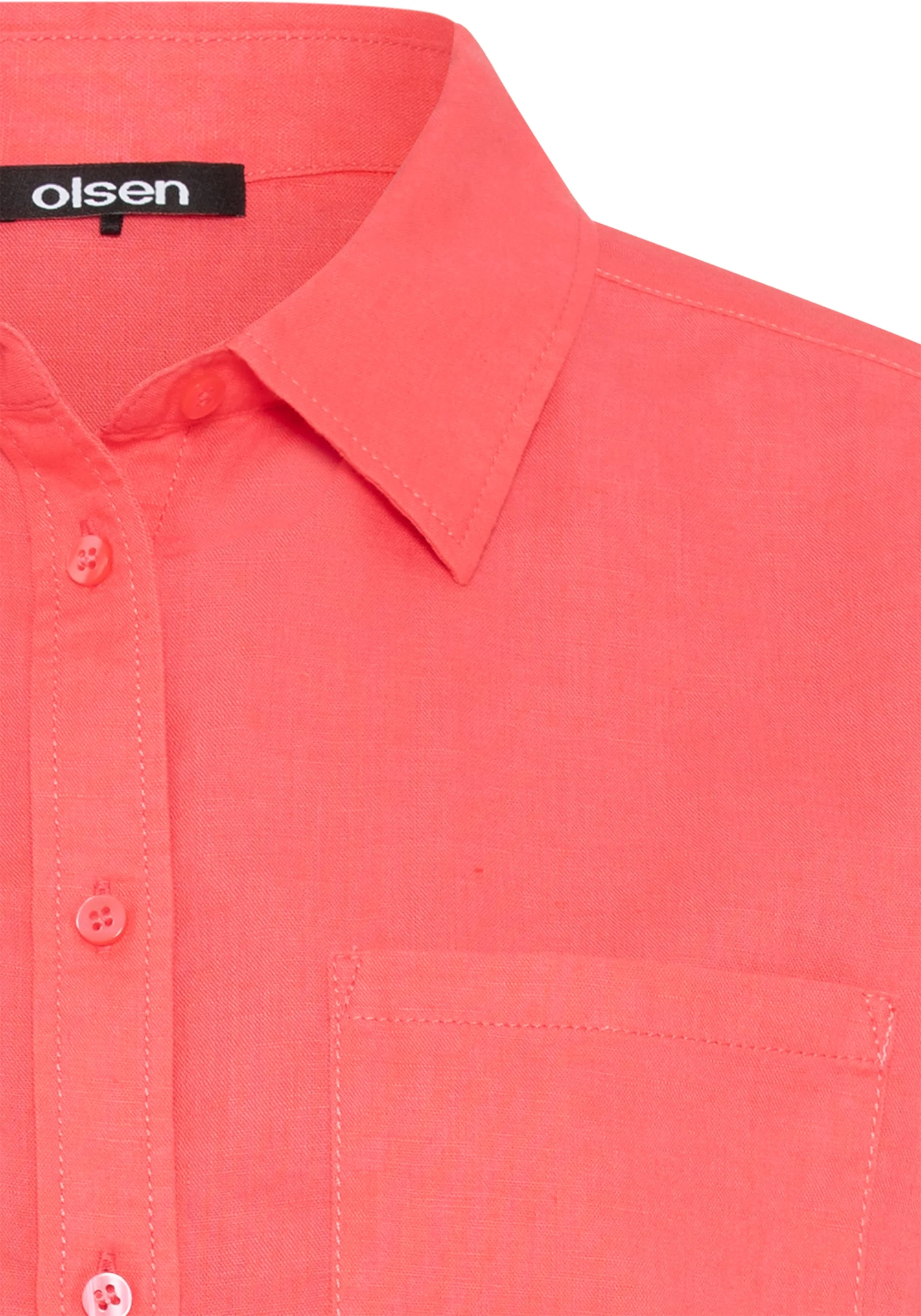 Shirt with Rolled Sleeve Tab Detail - Image 5
