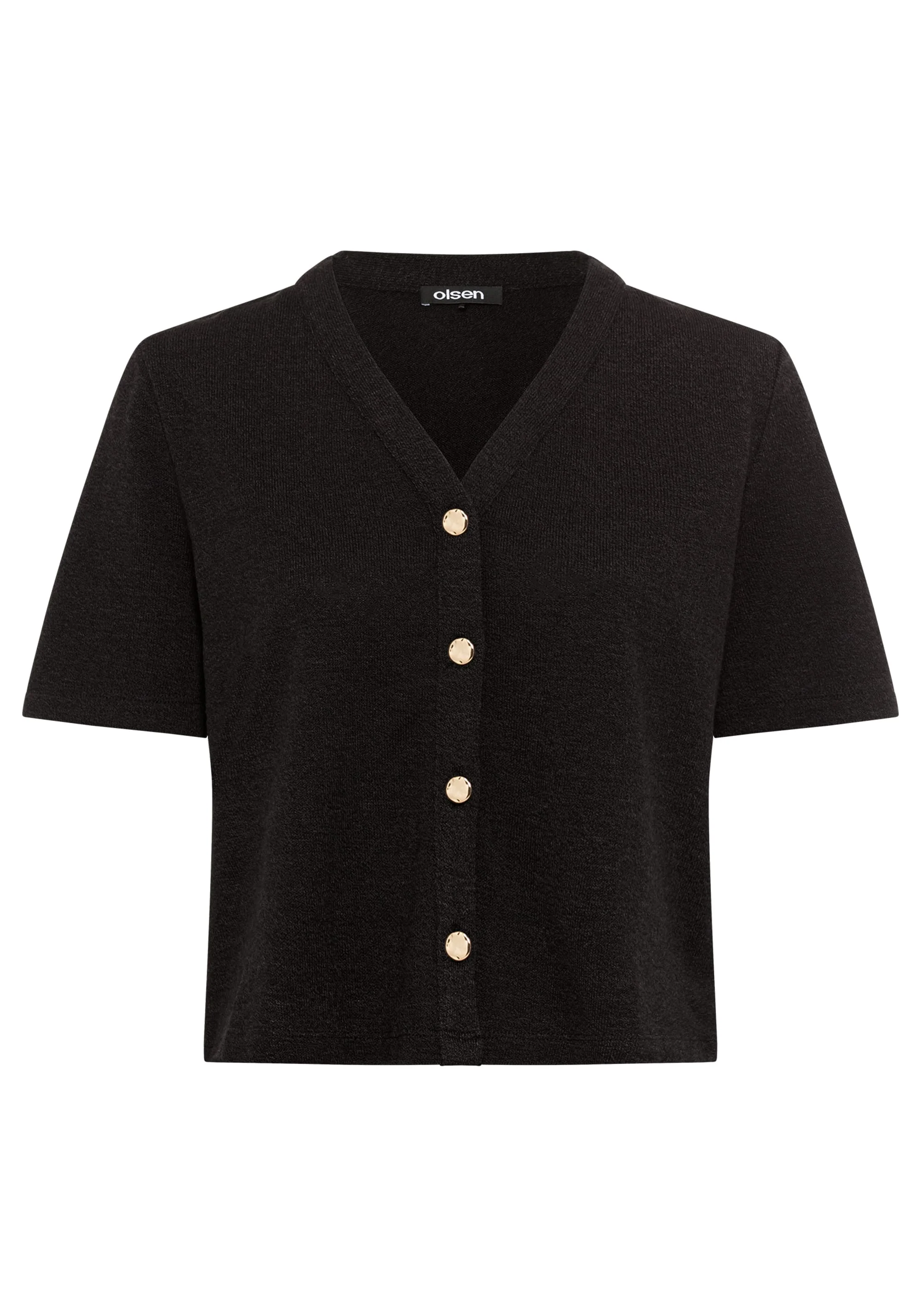 Short Sleeve Cropped Cardigan - Image 4