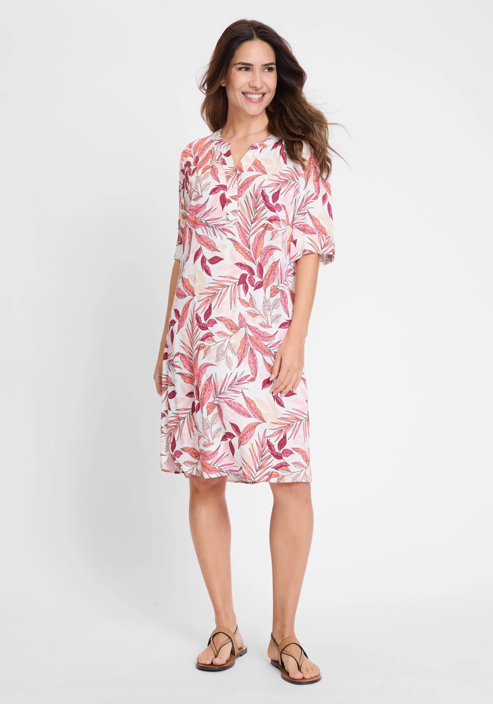 Short Sleeve Tunic Dress