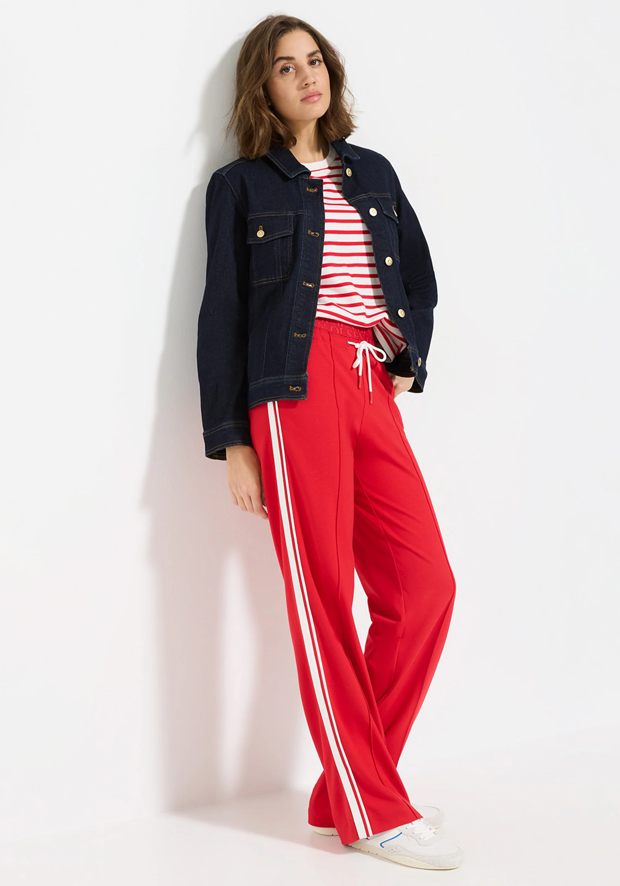 Side Stripe Jersey Drawstring Pant