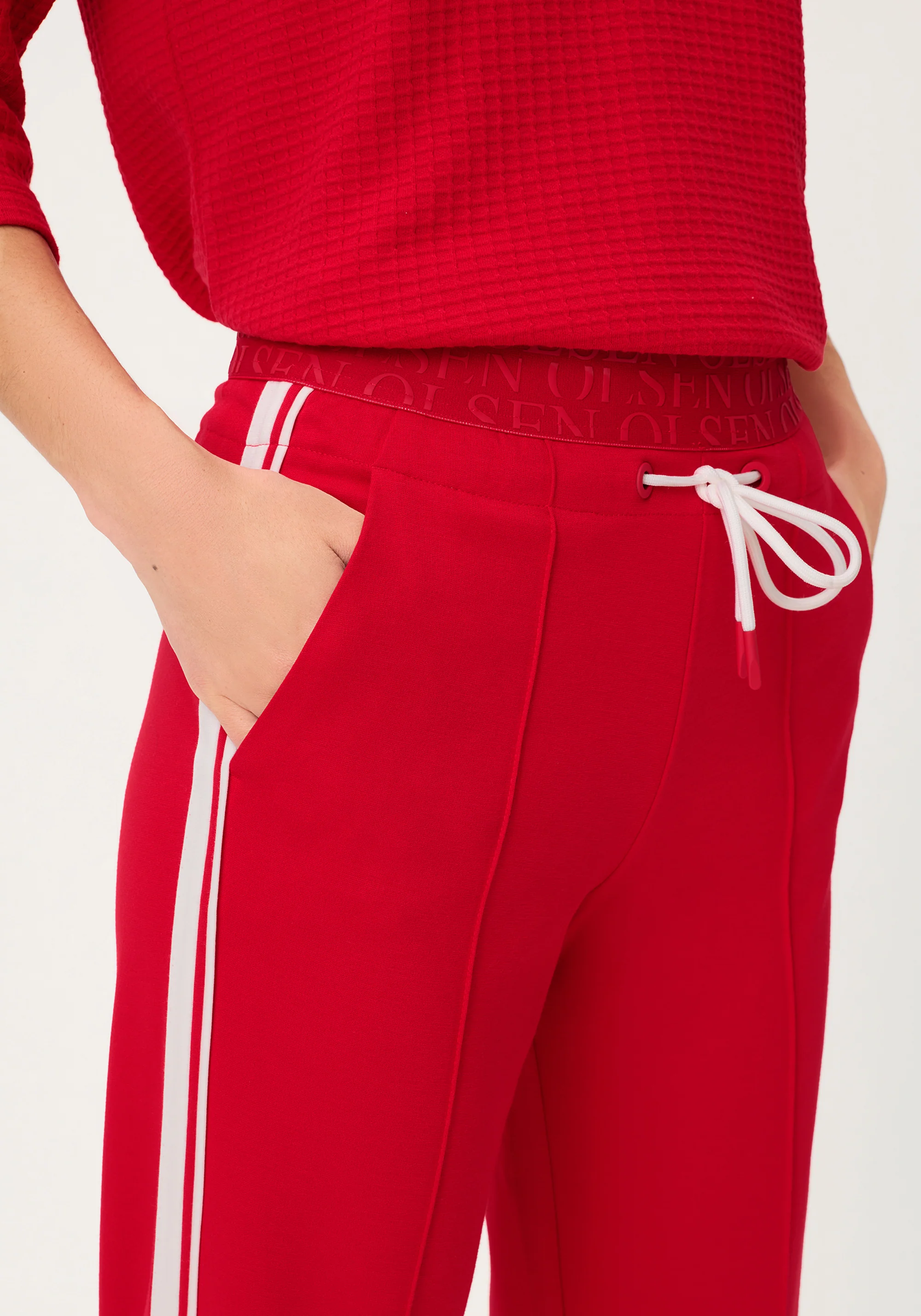 Side Stripe Jersey Drawstring Pant - Image 4