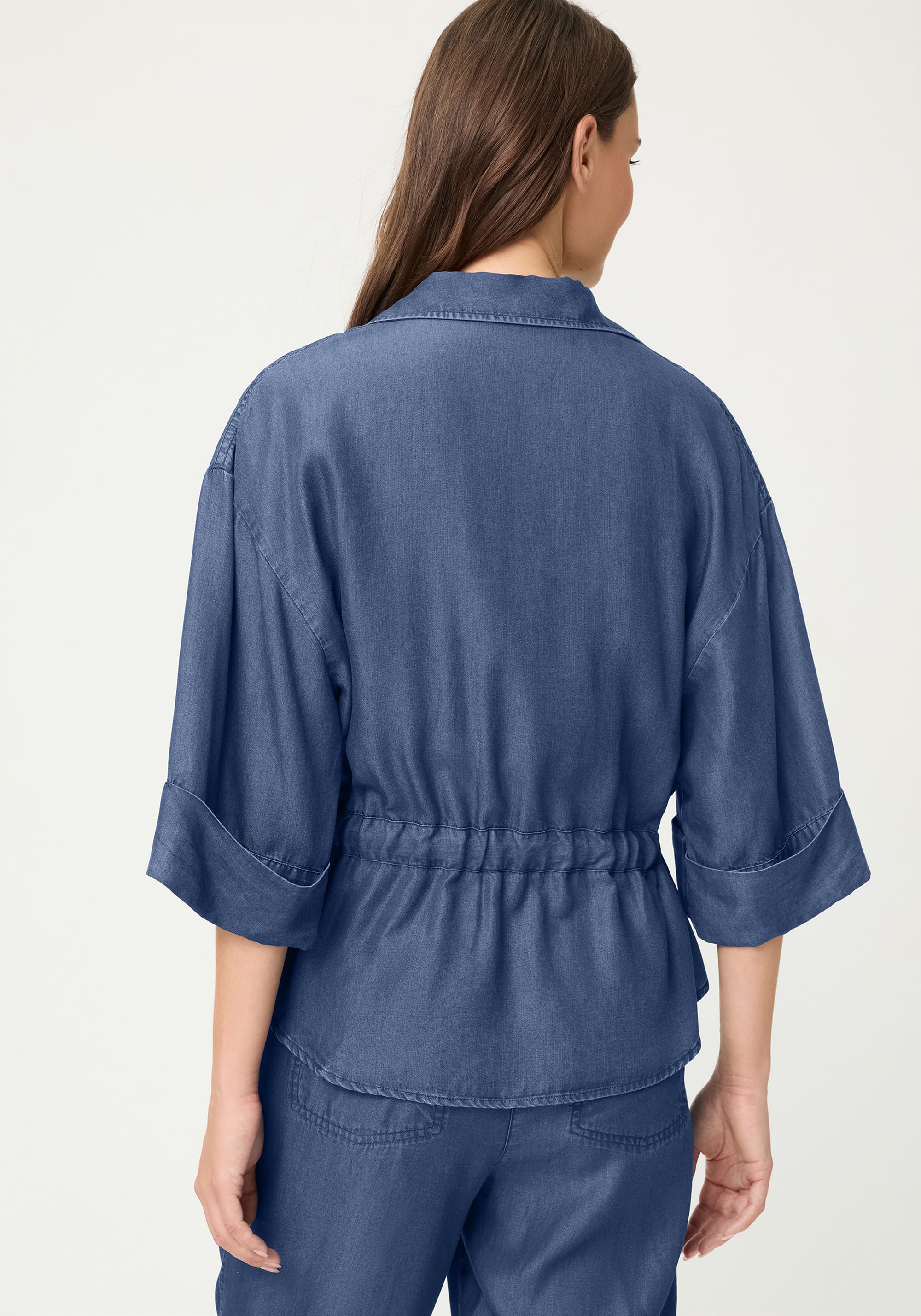 Soft Denim-Look Jacket - Image 3