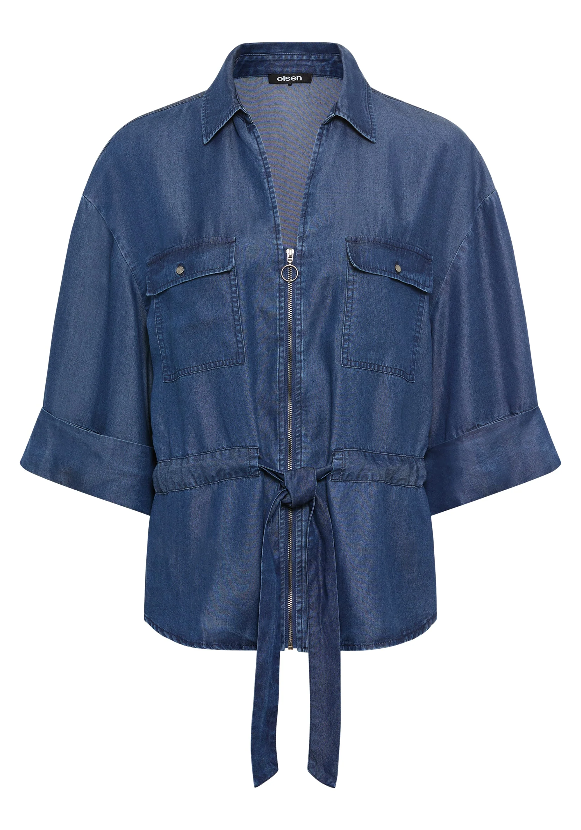 Soft Denim-Look Jacket - Image 6