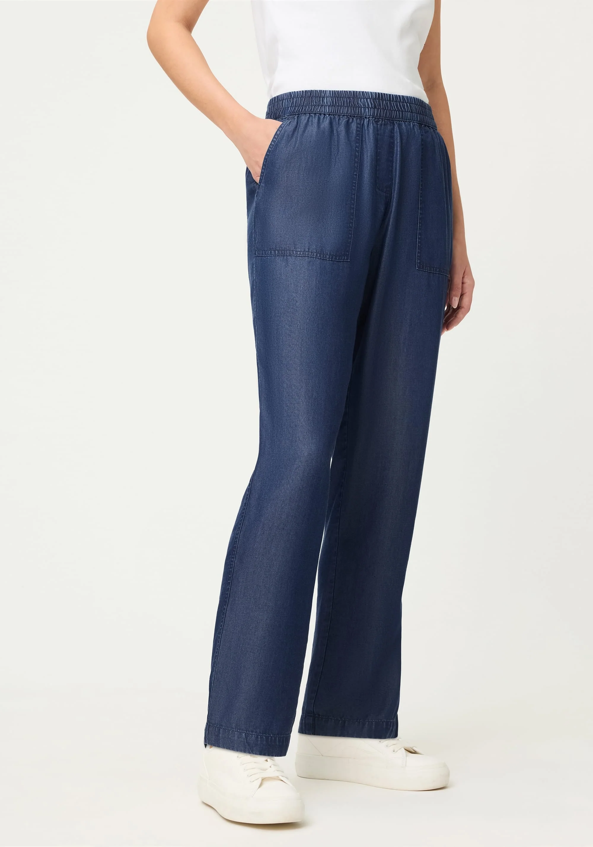 Soft Denim-Look Pant - Image 2