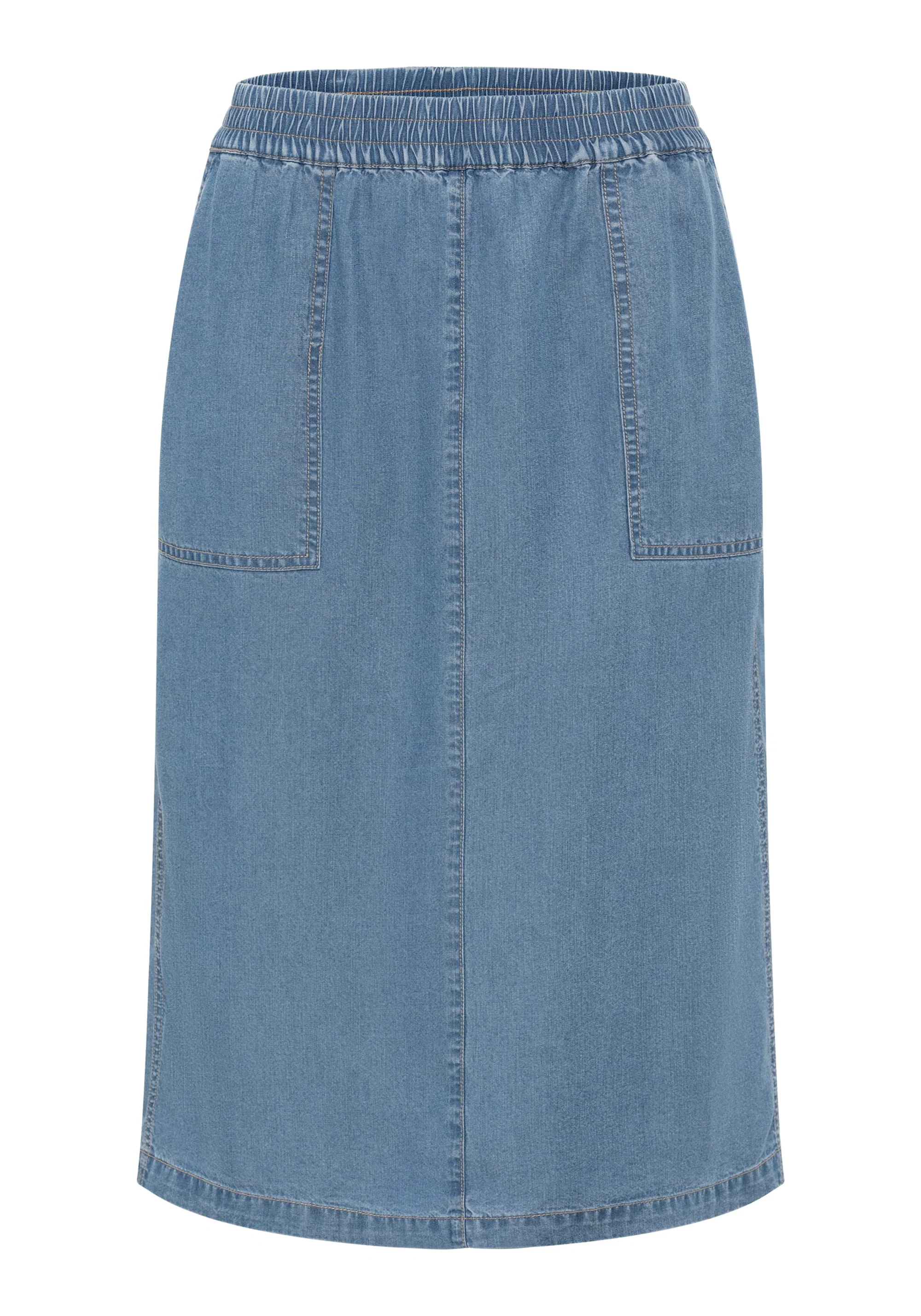 Soft Denim Pull-On Skirt - Image 4