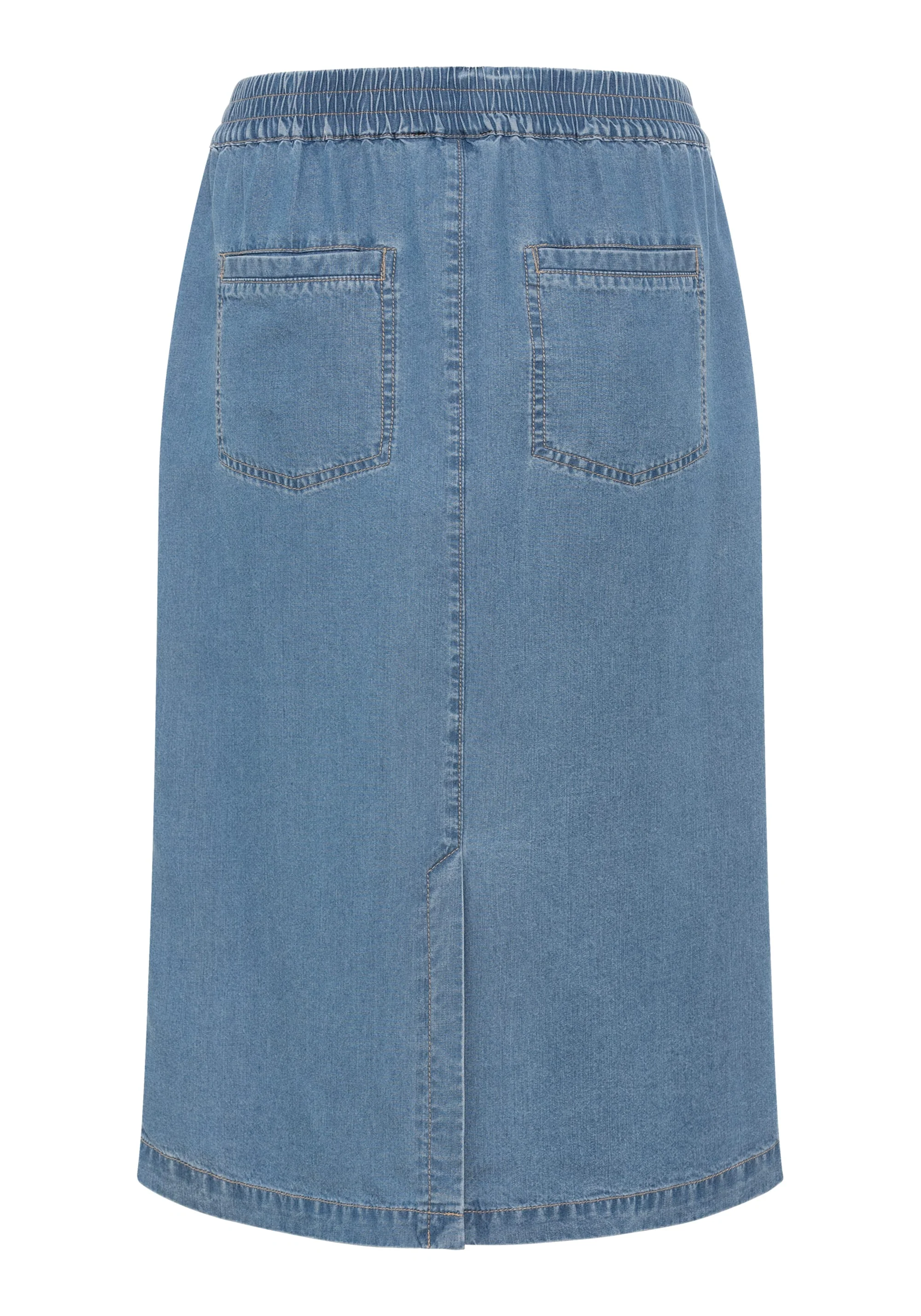 Soft Denim Pull-On Skirt - Image 5