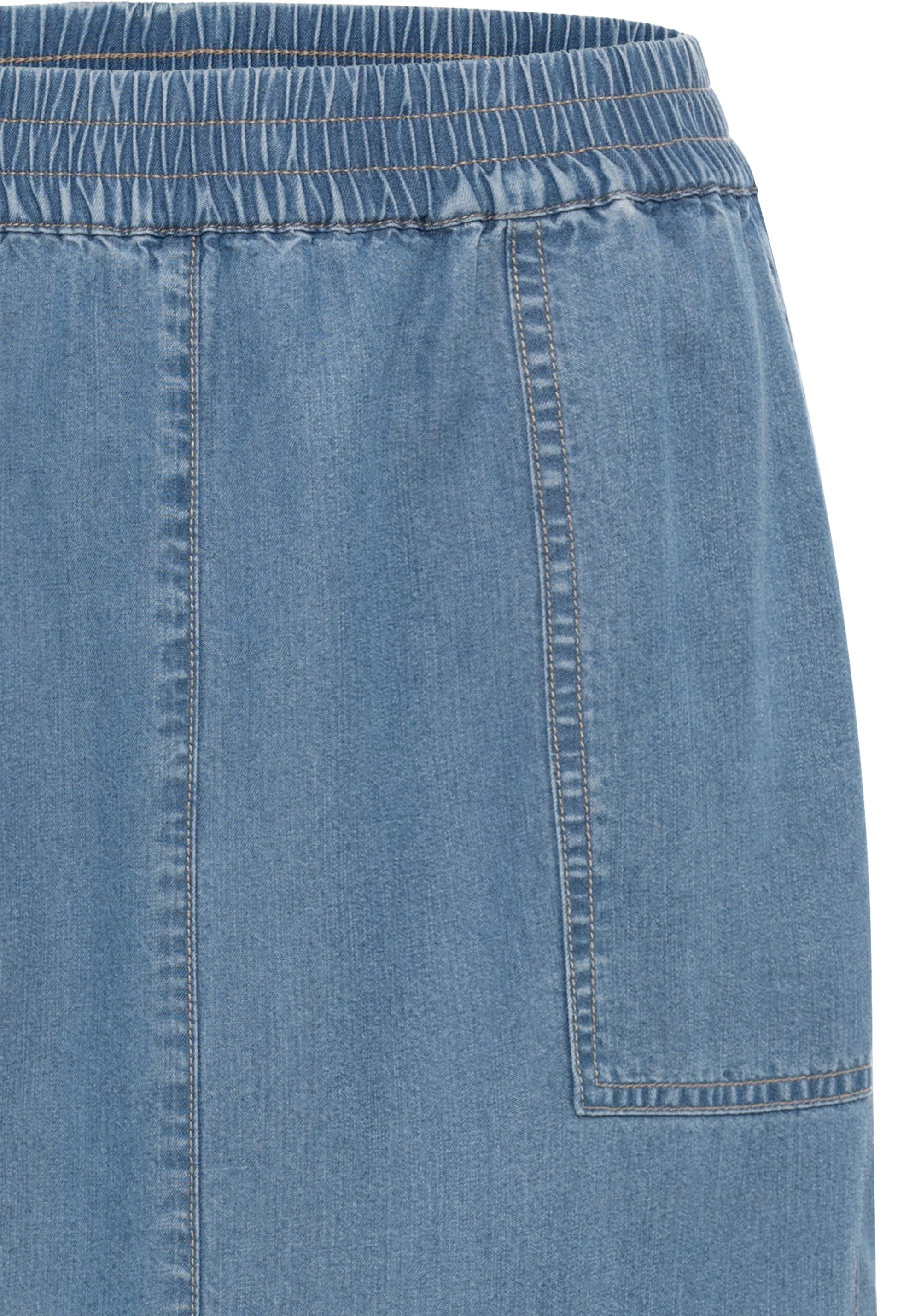 Soft Denim Pull-On Skirt - Image 6