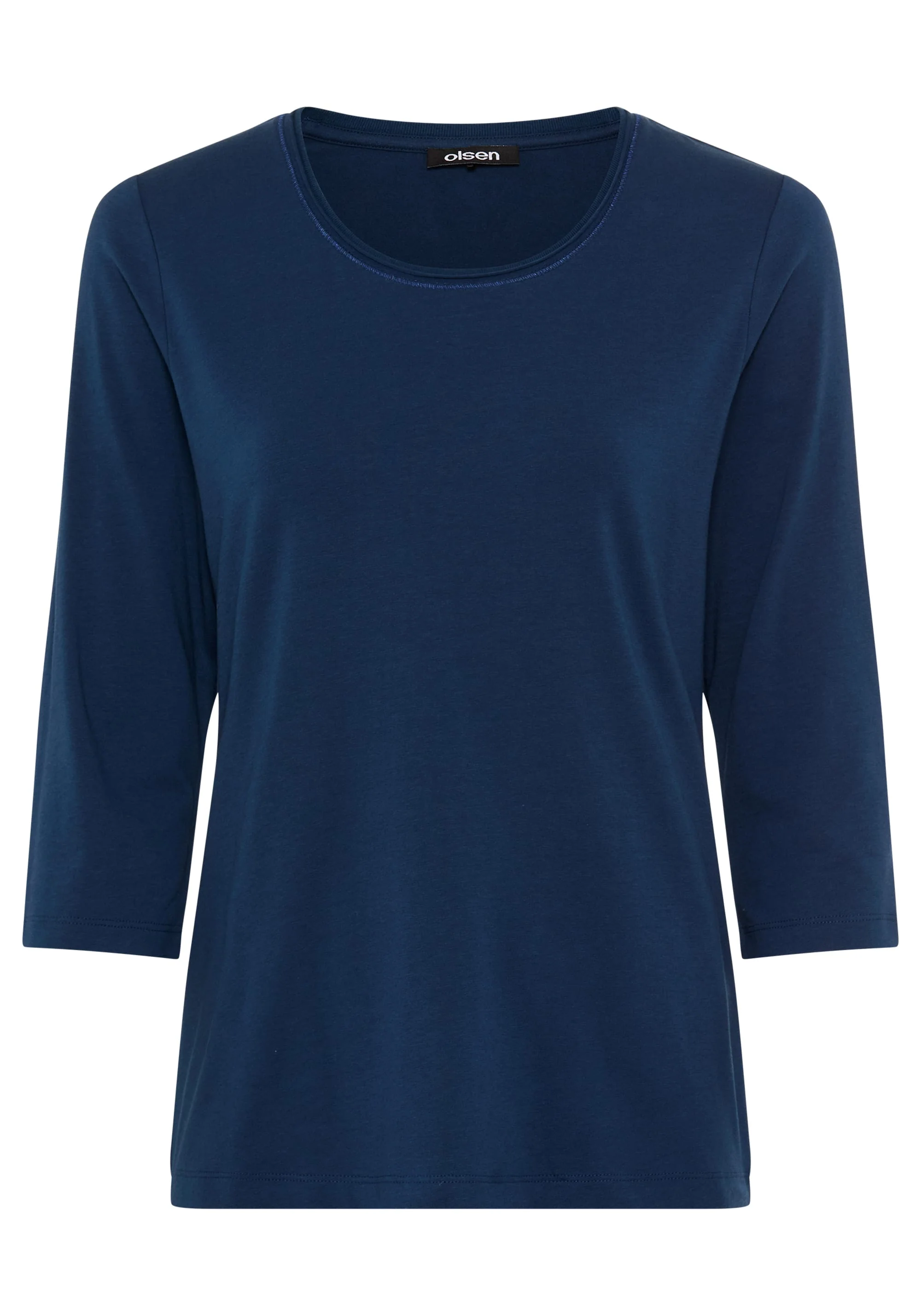 Solid 3/4 Sleeve T-Shirt - Image 4