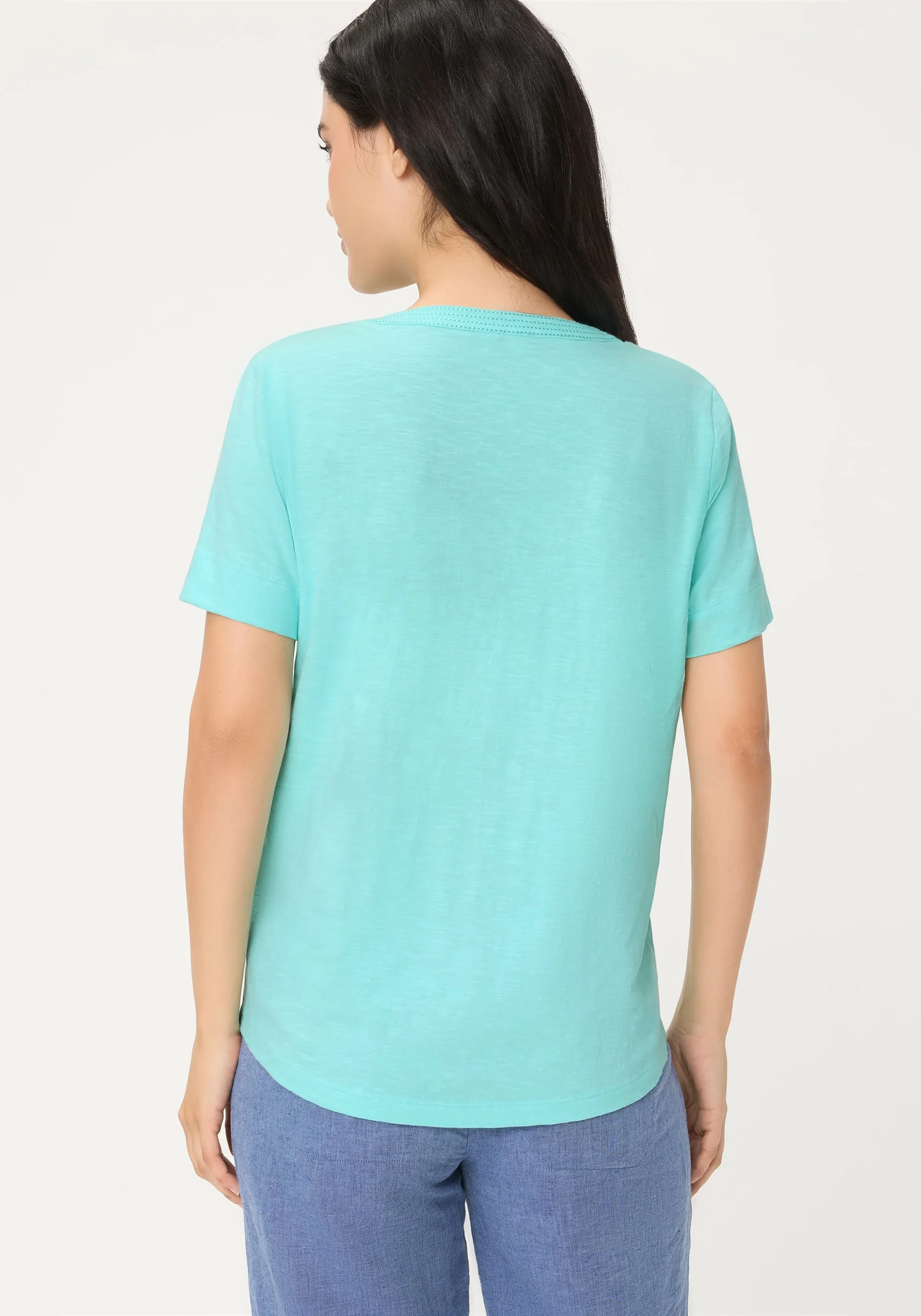 Solid Henley T-Shirt - Image 2