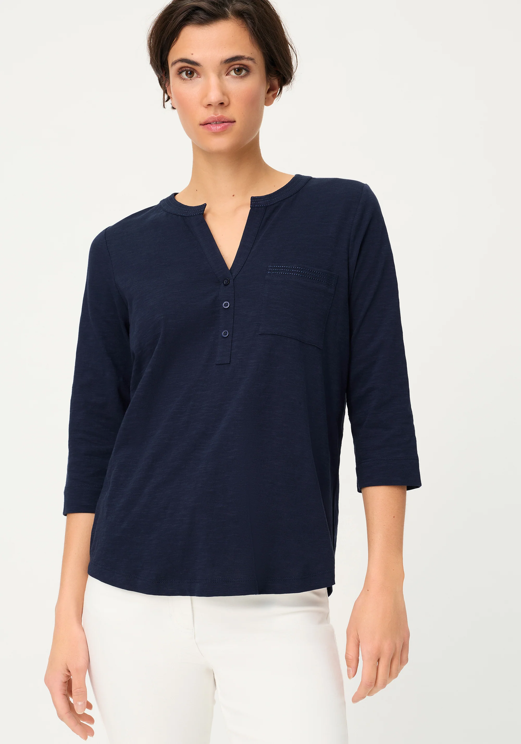 Solid Henley T-Shirt