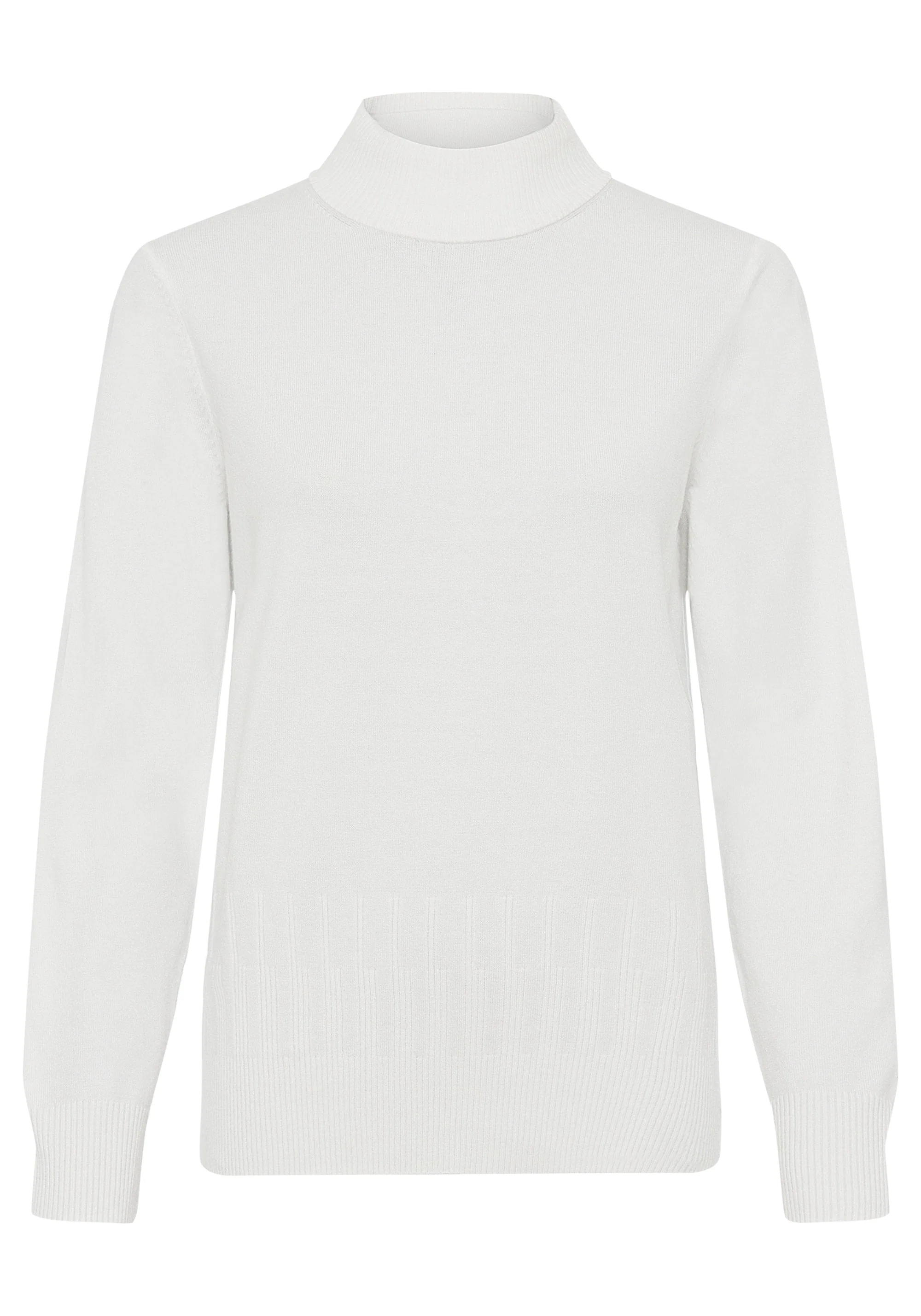 Solid Mock Neck Sweater - Image 3