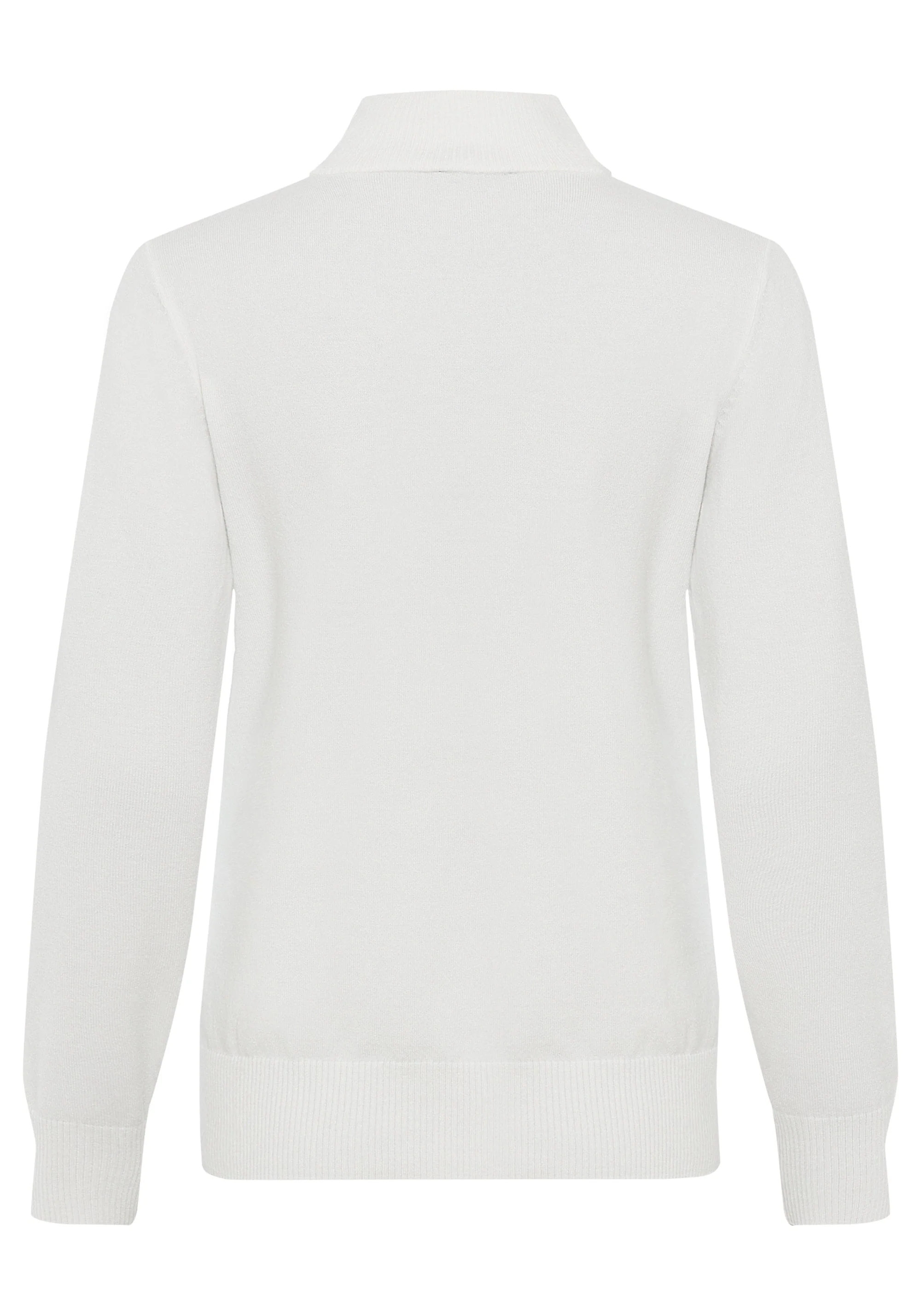 Solid Mock Neck Sweater - Image 4