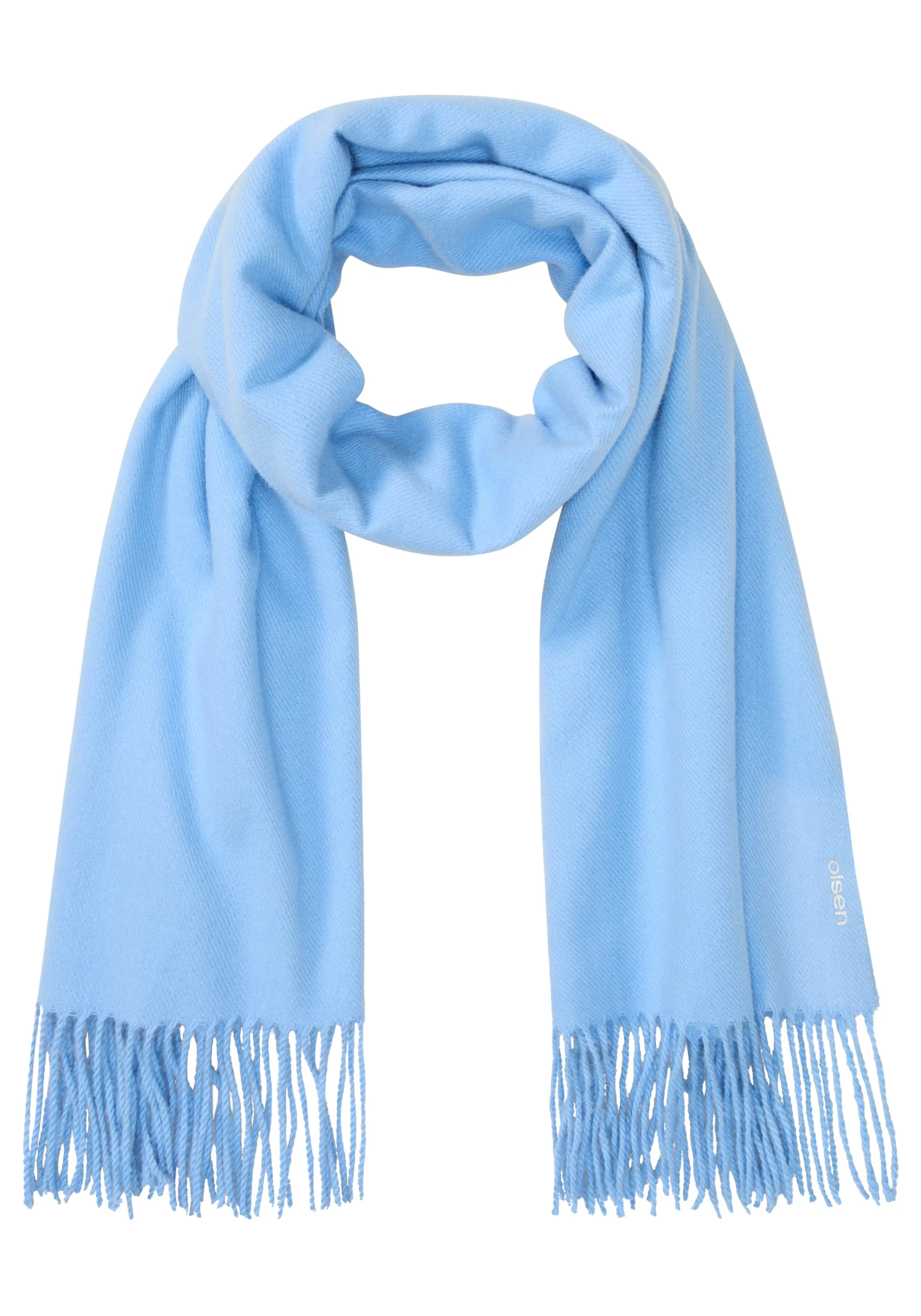 Solid Scarf with Fringe - Image 2