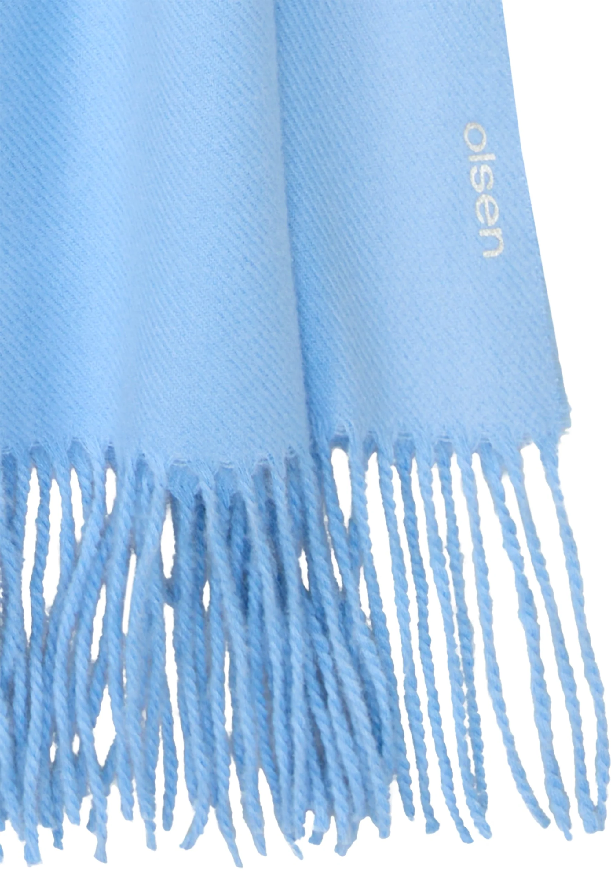 Solid Scarf with Fringe - Image 4