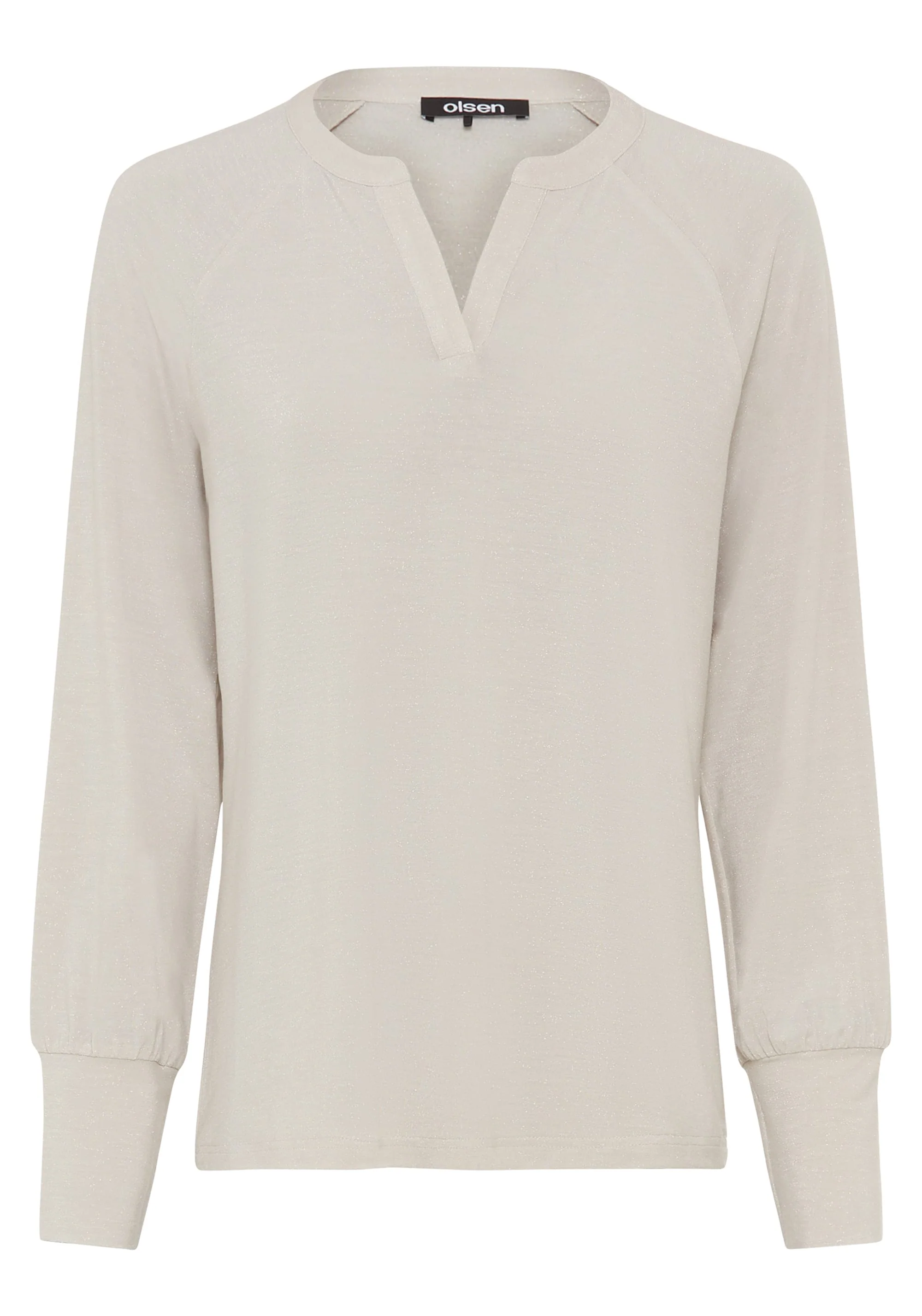 Solid Shimmer Effect Tunic T-Shirt - Image 3