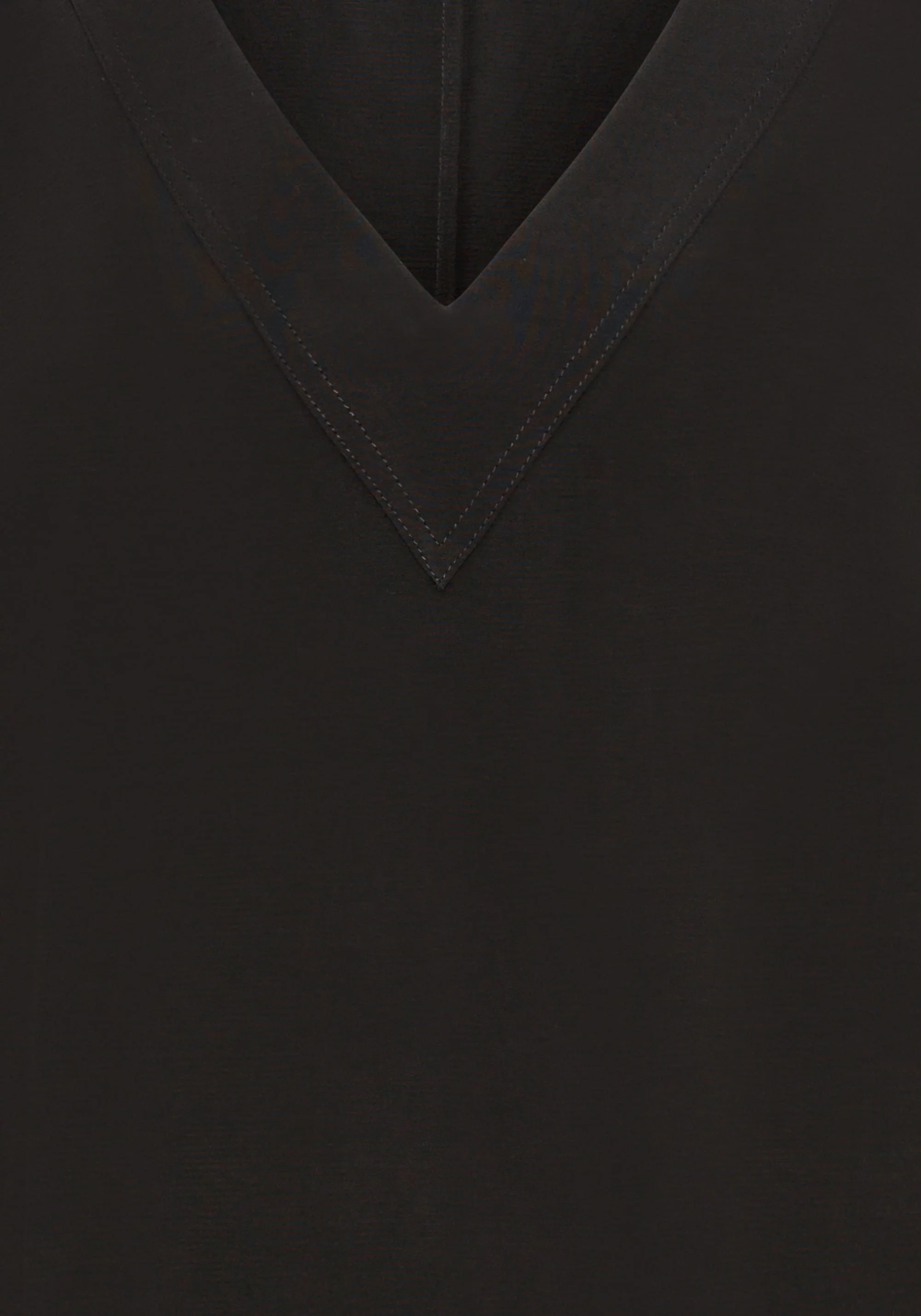 Solid V-Neck Short Sleeve Blouse - Image 5
