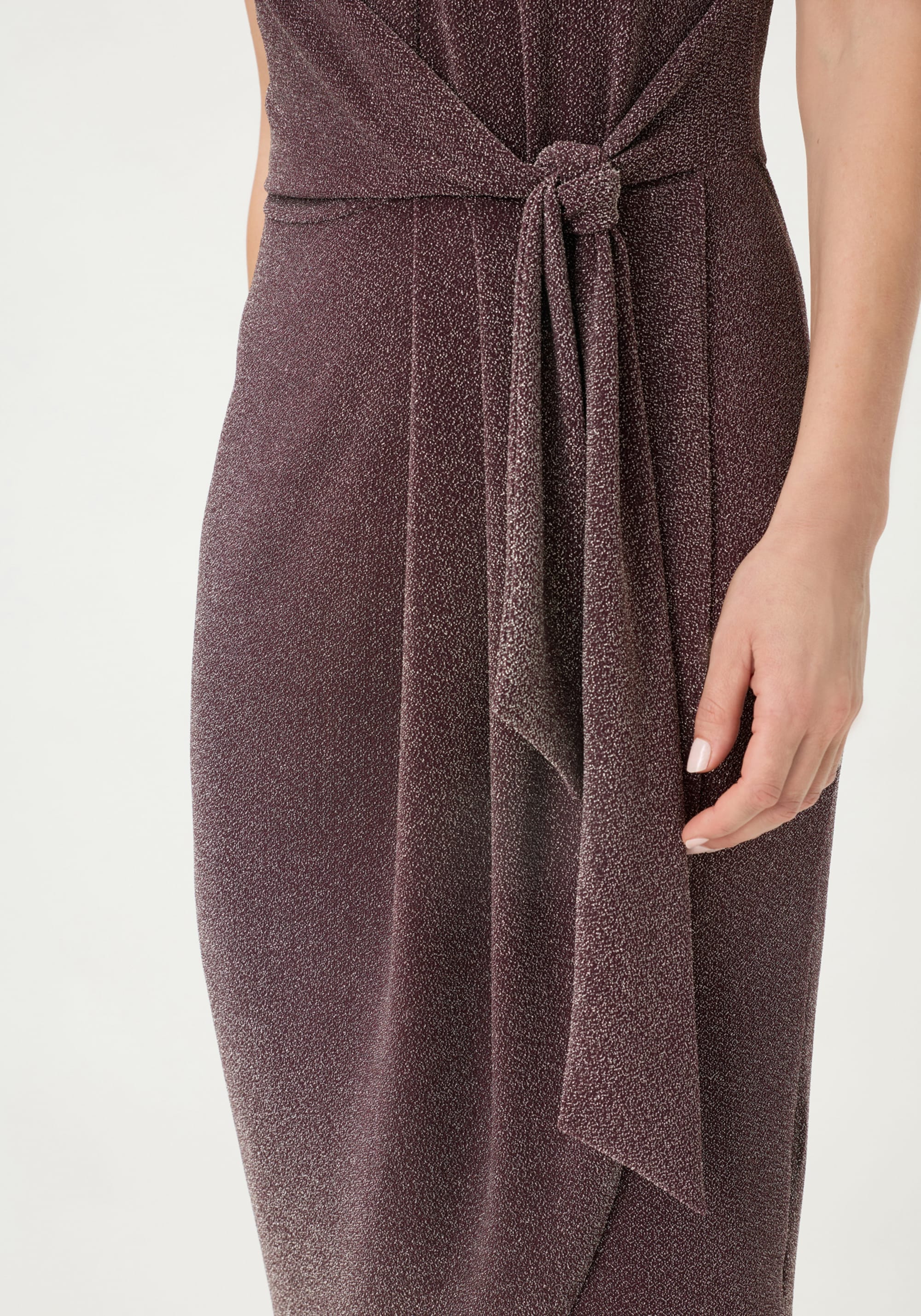 Sparkle Faux Wrap Dress - Image 5