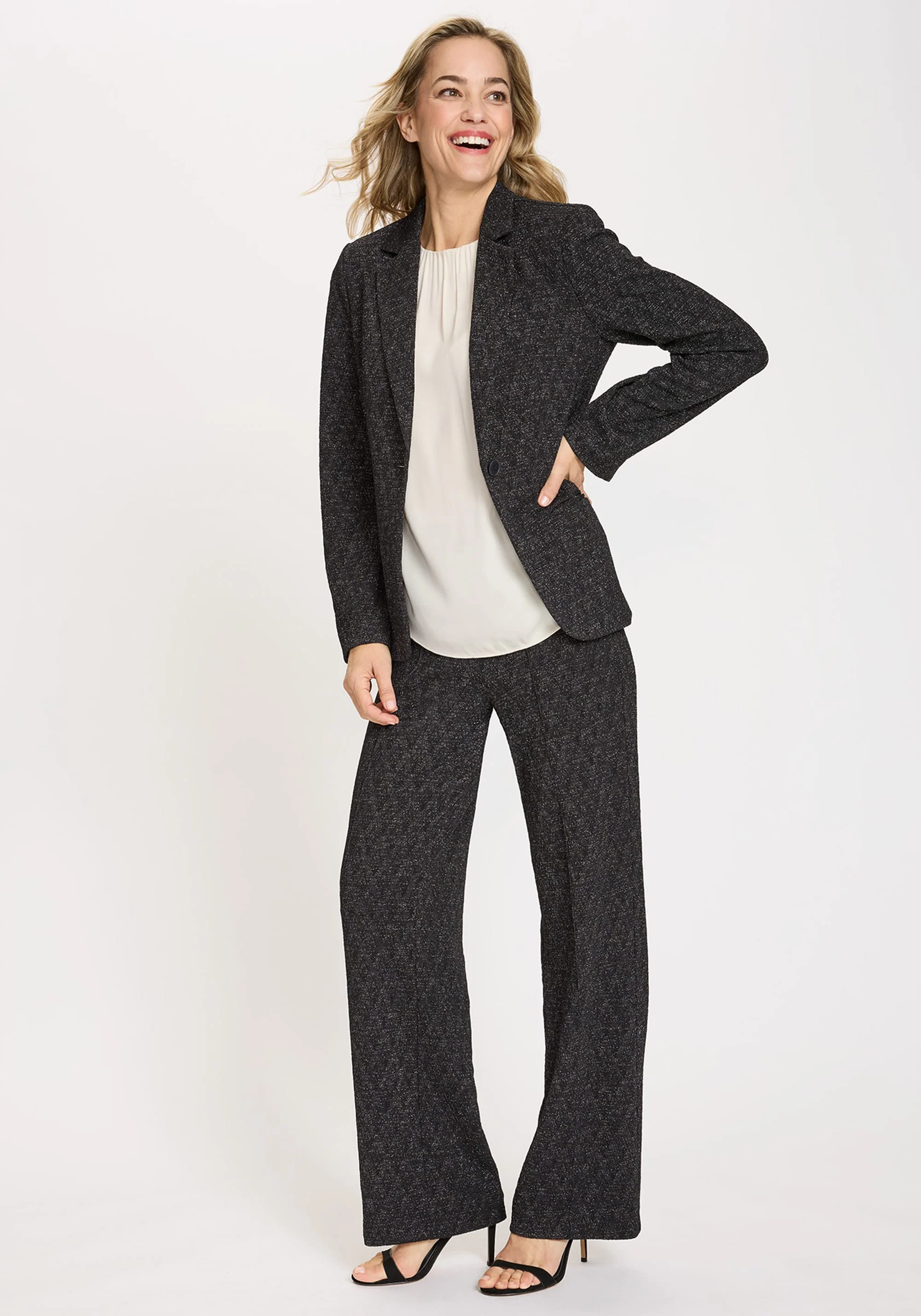 Sparkle Knit Pull-On Trouser
