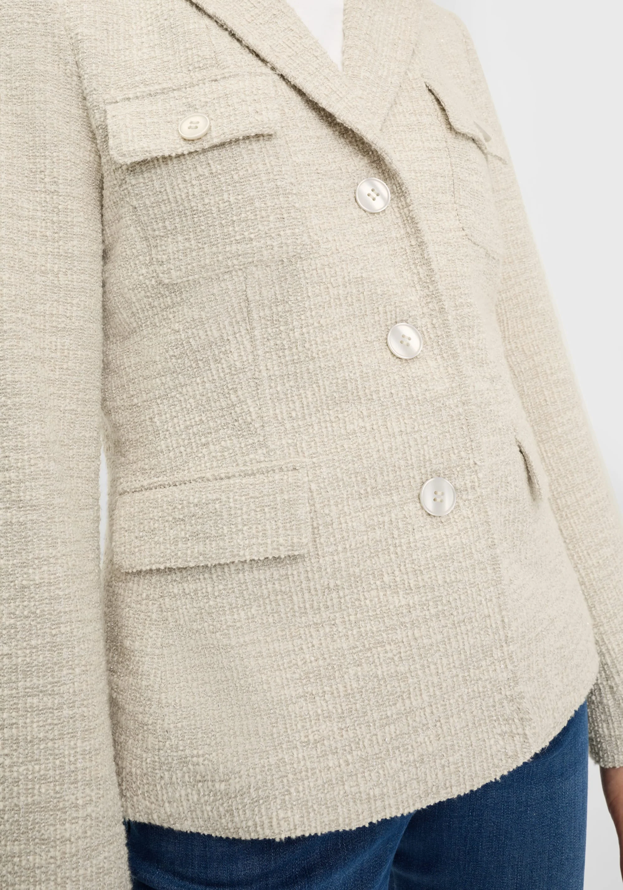 Sparkly Tweed Blazer - Image 4