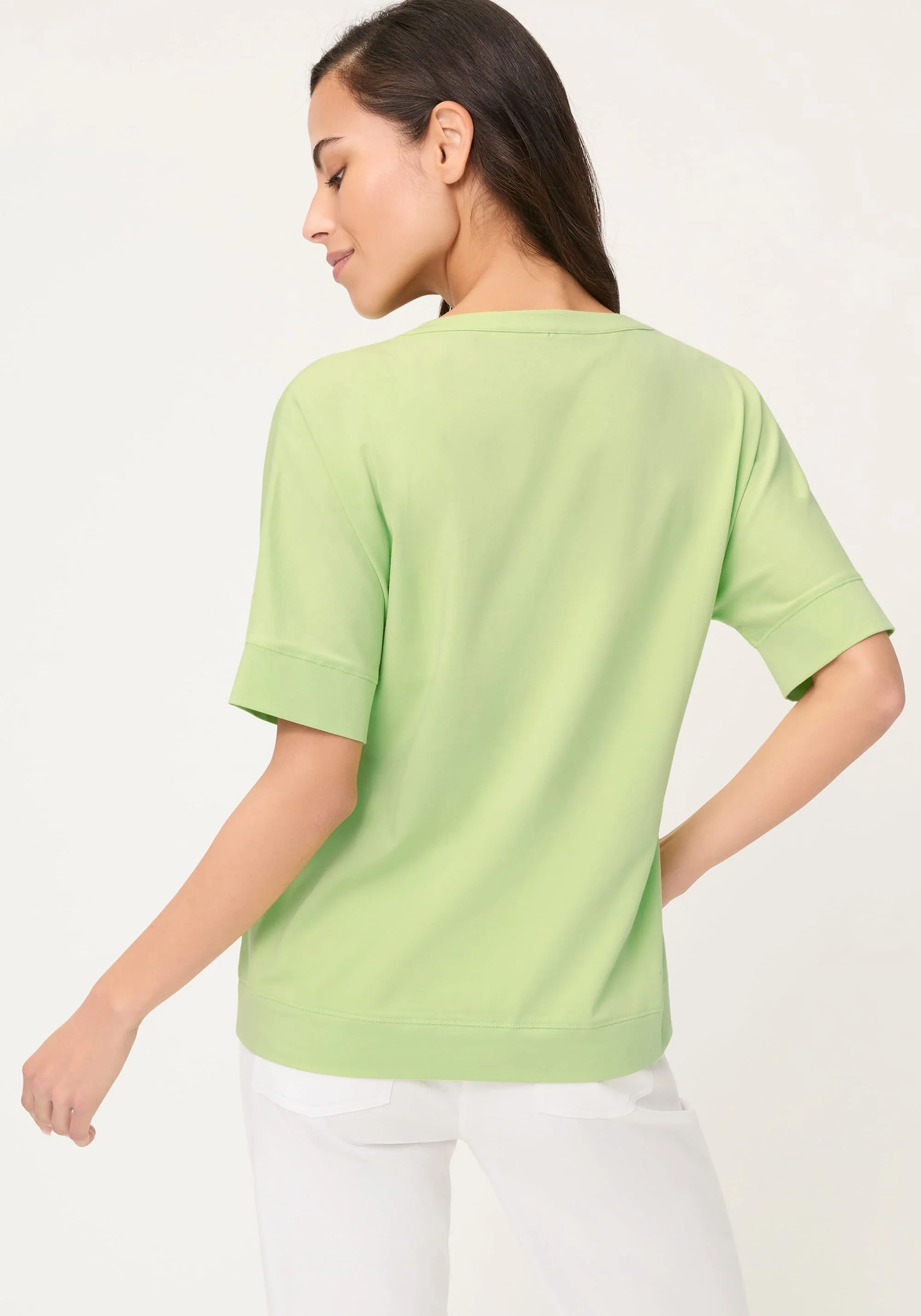 Split Neck T-Shirt - Image 2