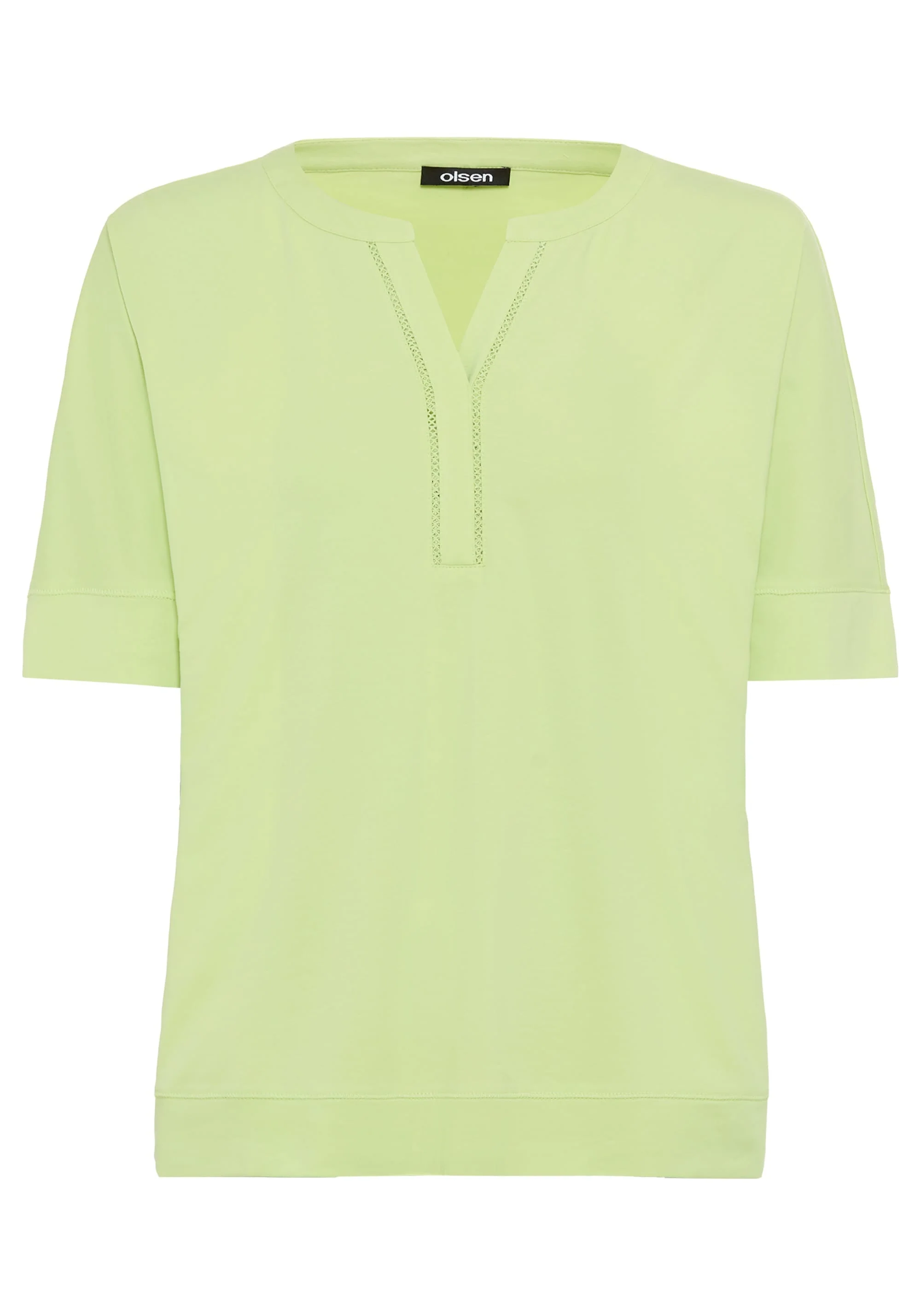 Split Neck T-Shirt - Image 5