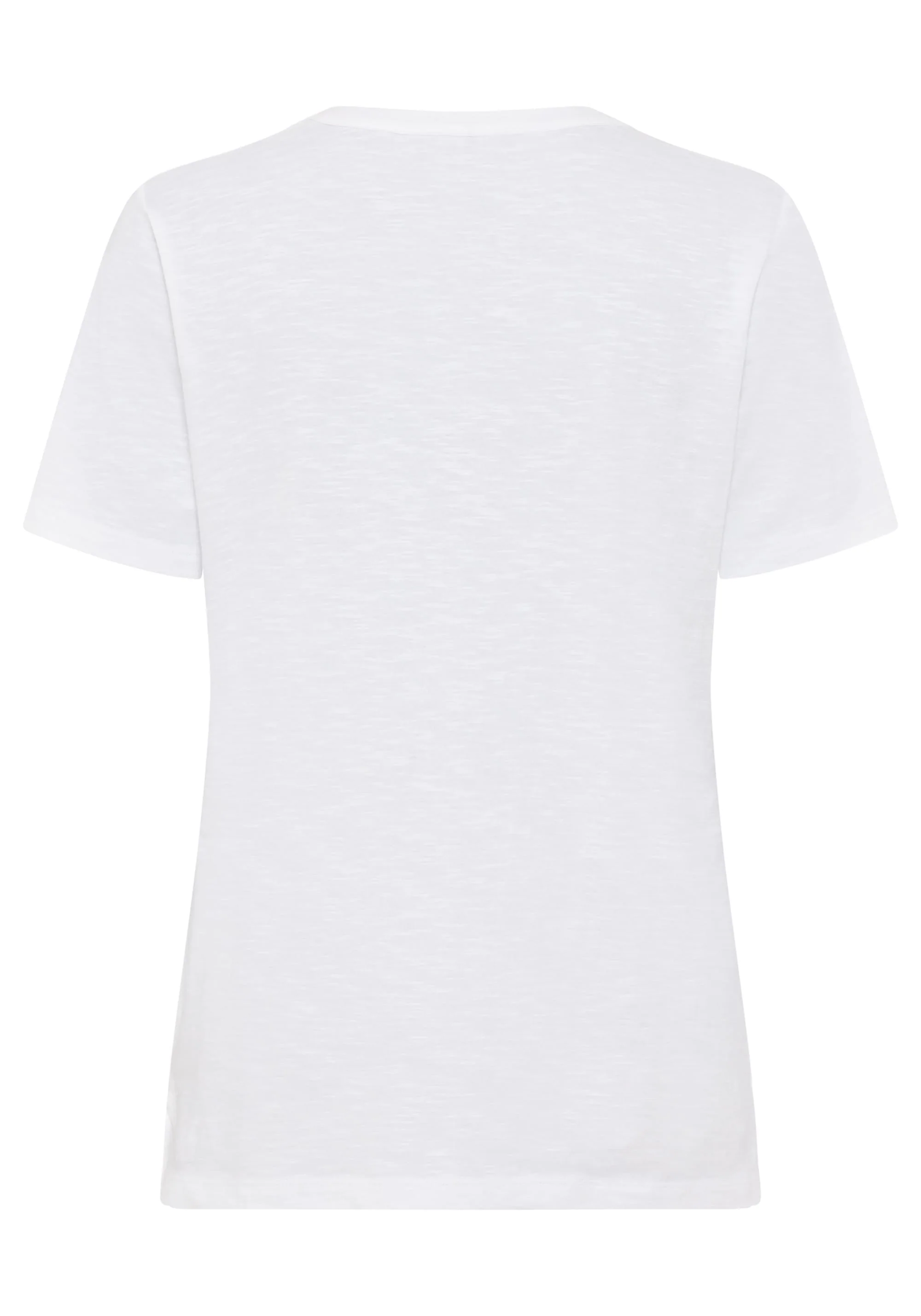 Split Neck T-Shirt with Embroidery - Image 4