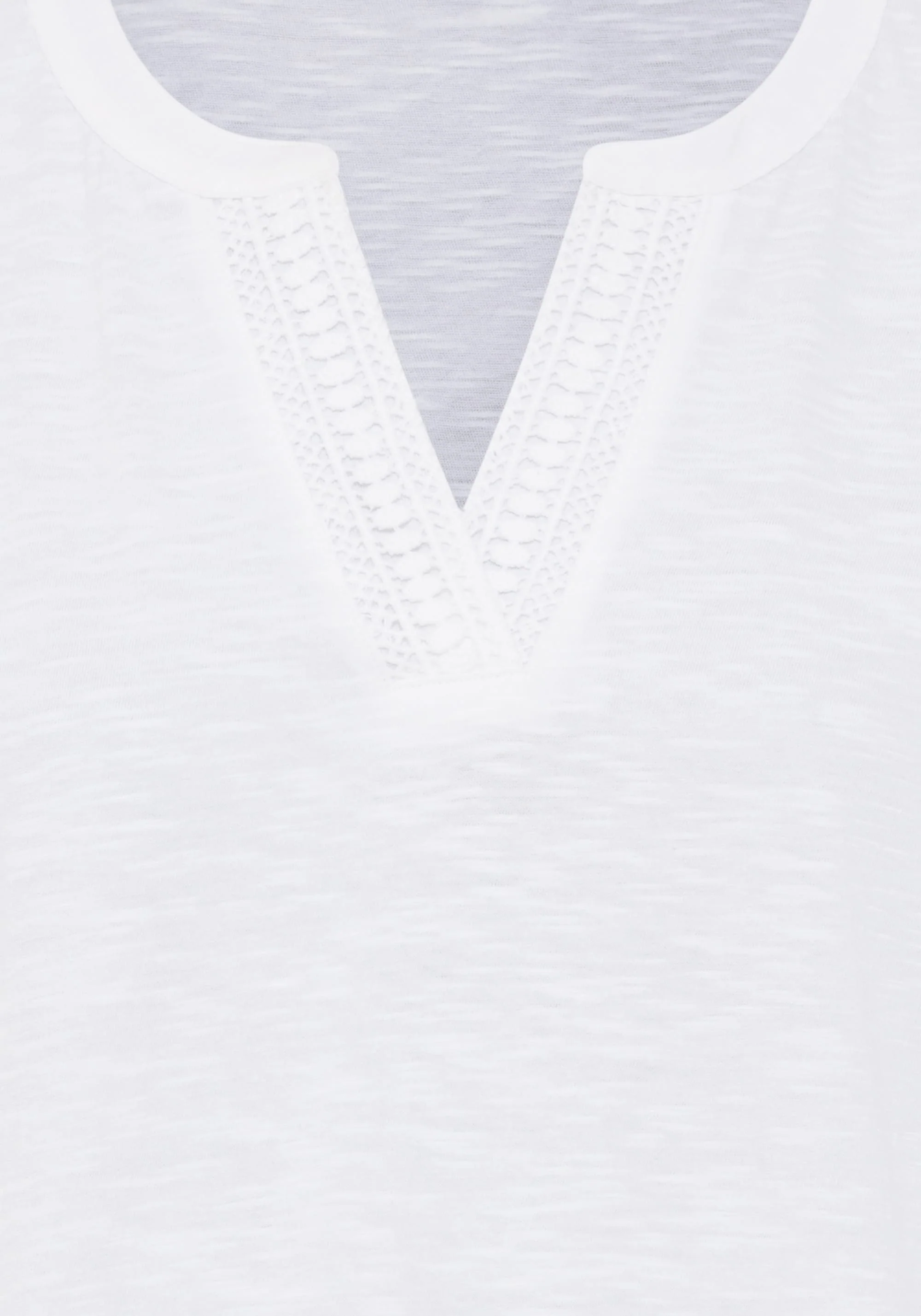Split Neck T-Shirt with Embroidery - Image 5