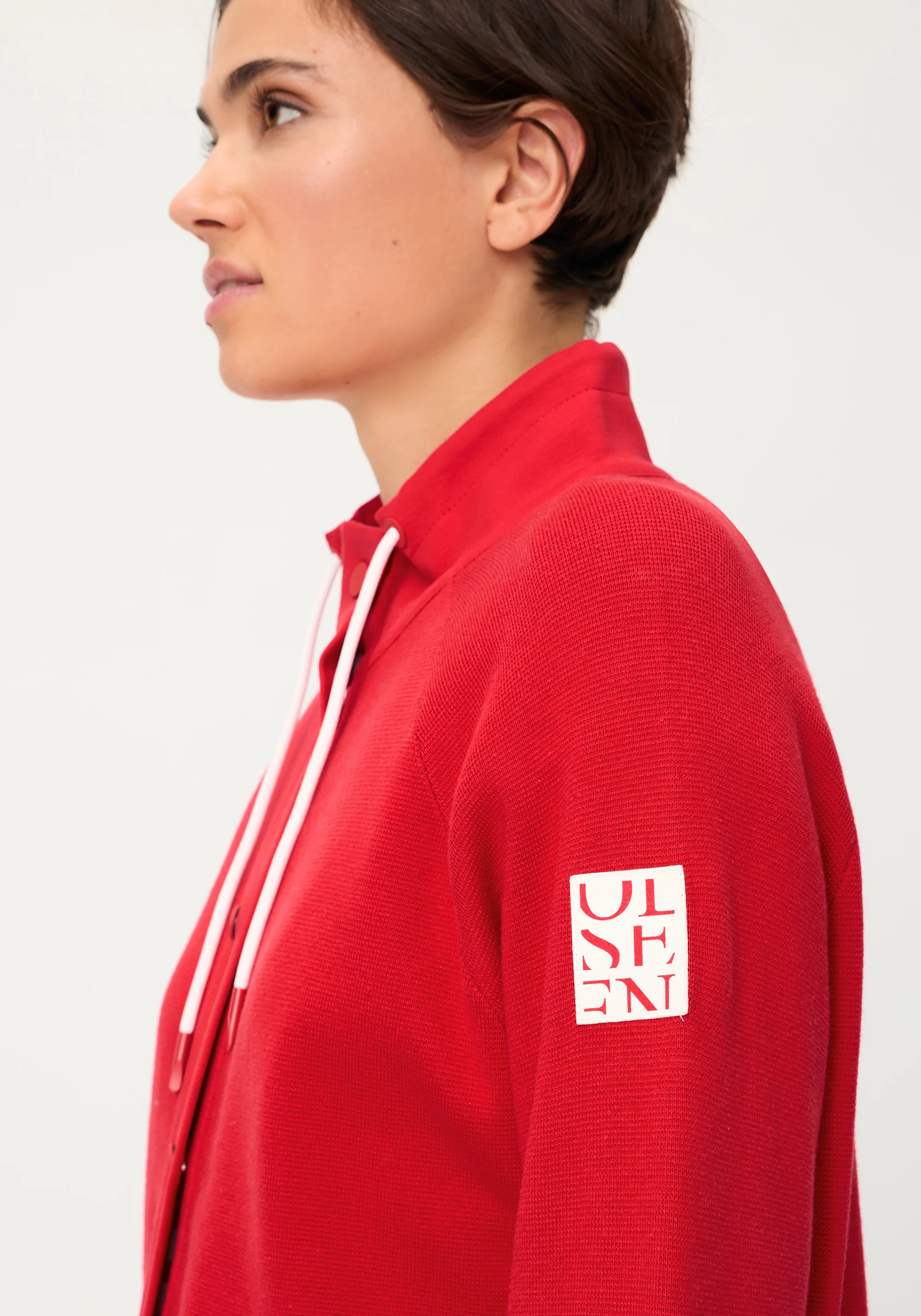 Sporty Mock Knit Cardigan - Image 4