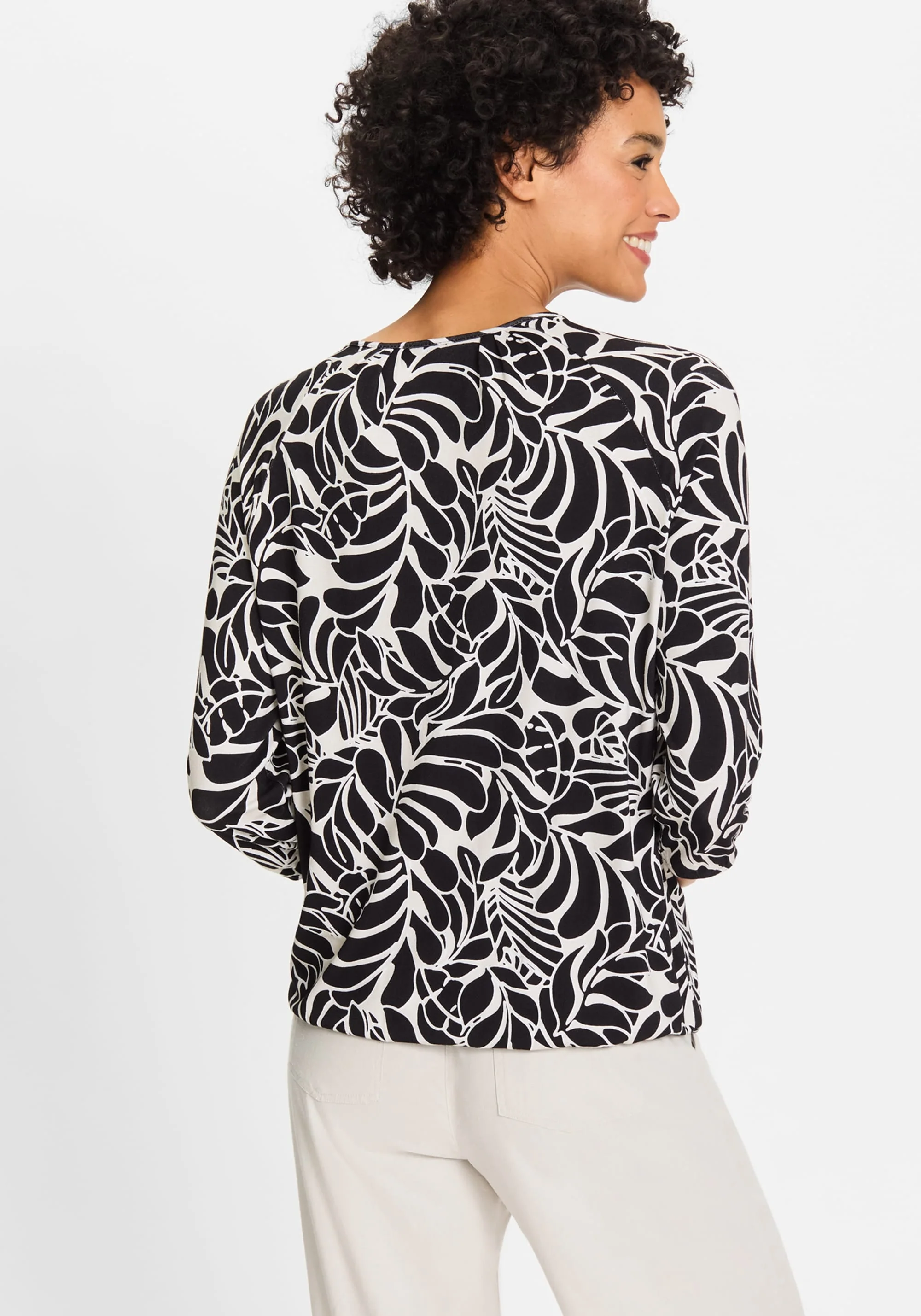 Statement Leaf Print - Image 3