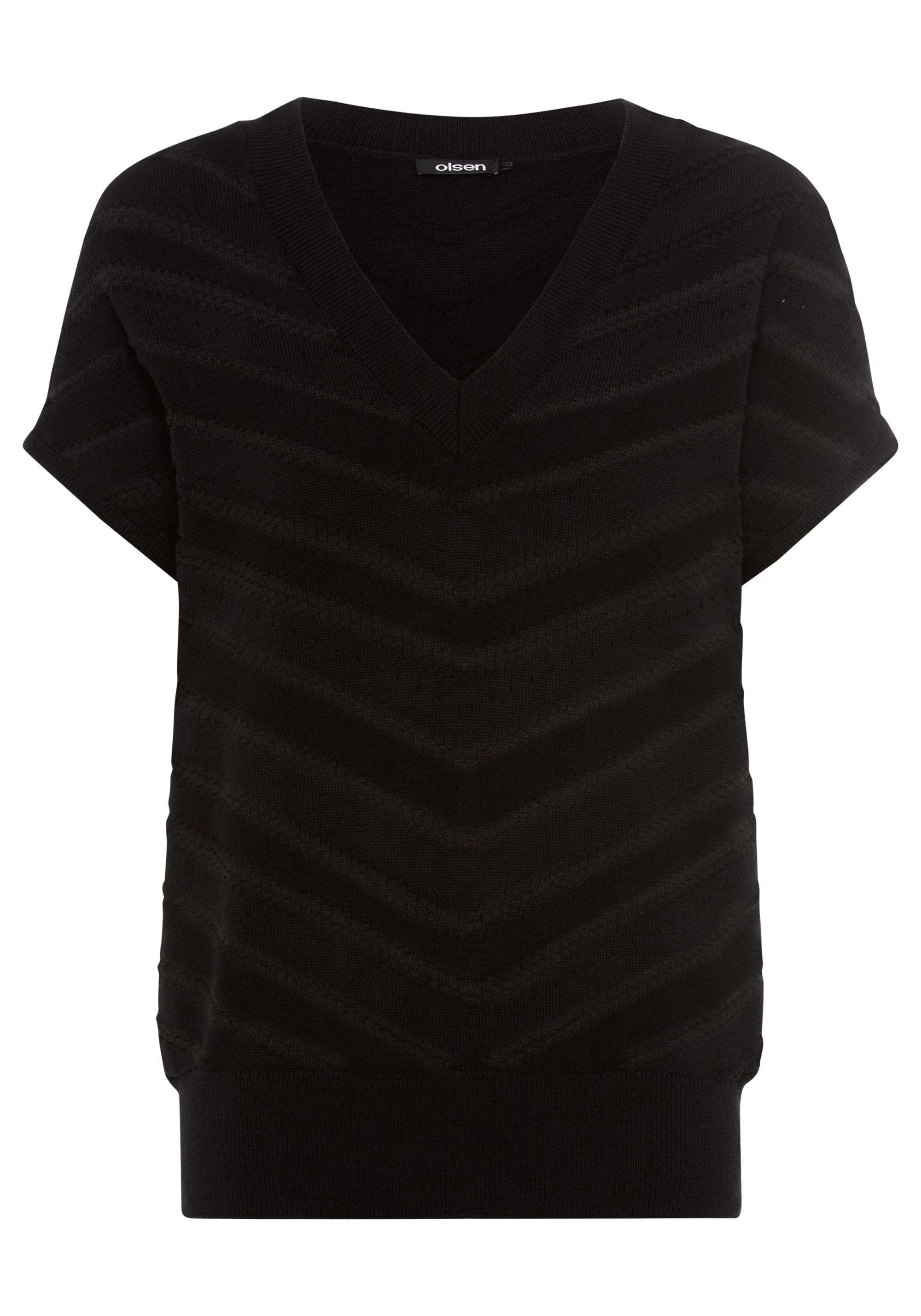 Stitch Interest Sleeve Sweater - Image 3