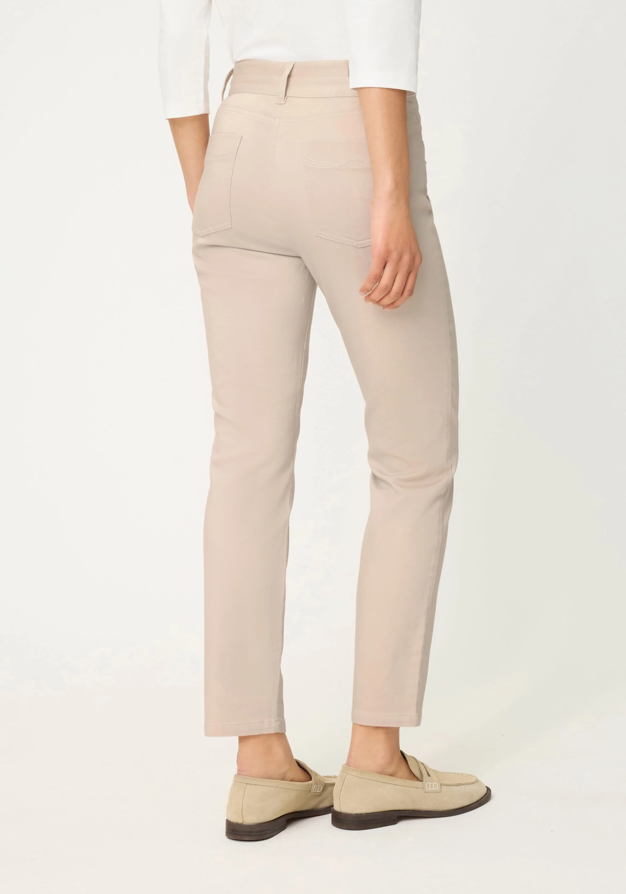 Stretch Cotton Cropped Pant - Image 3