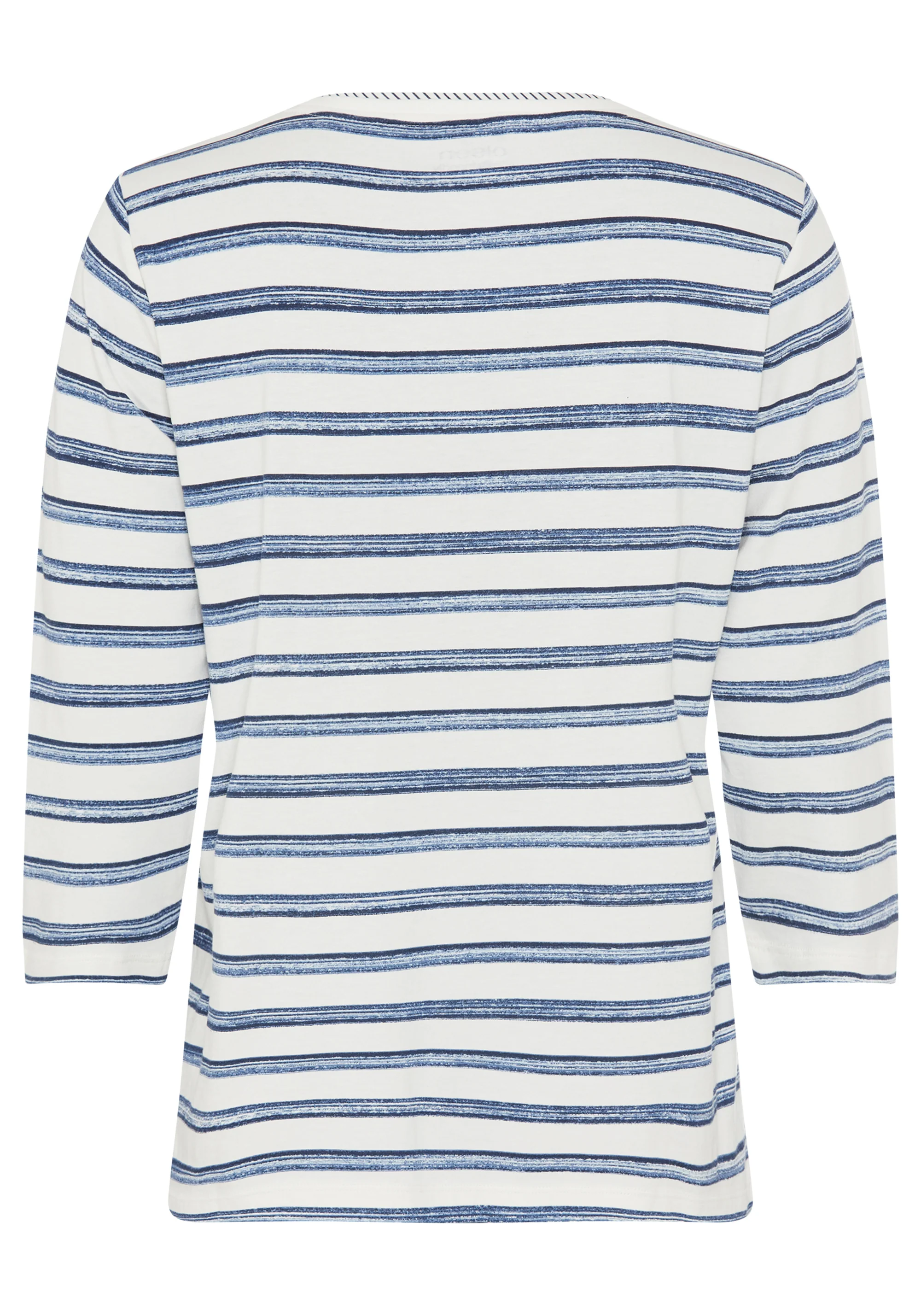 Stripe and Placement Print T-Shirt - Image 4